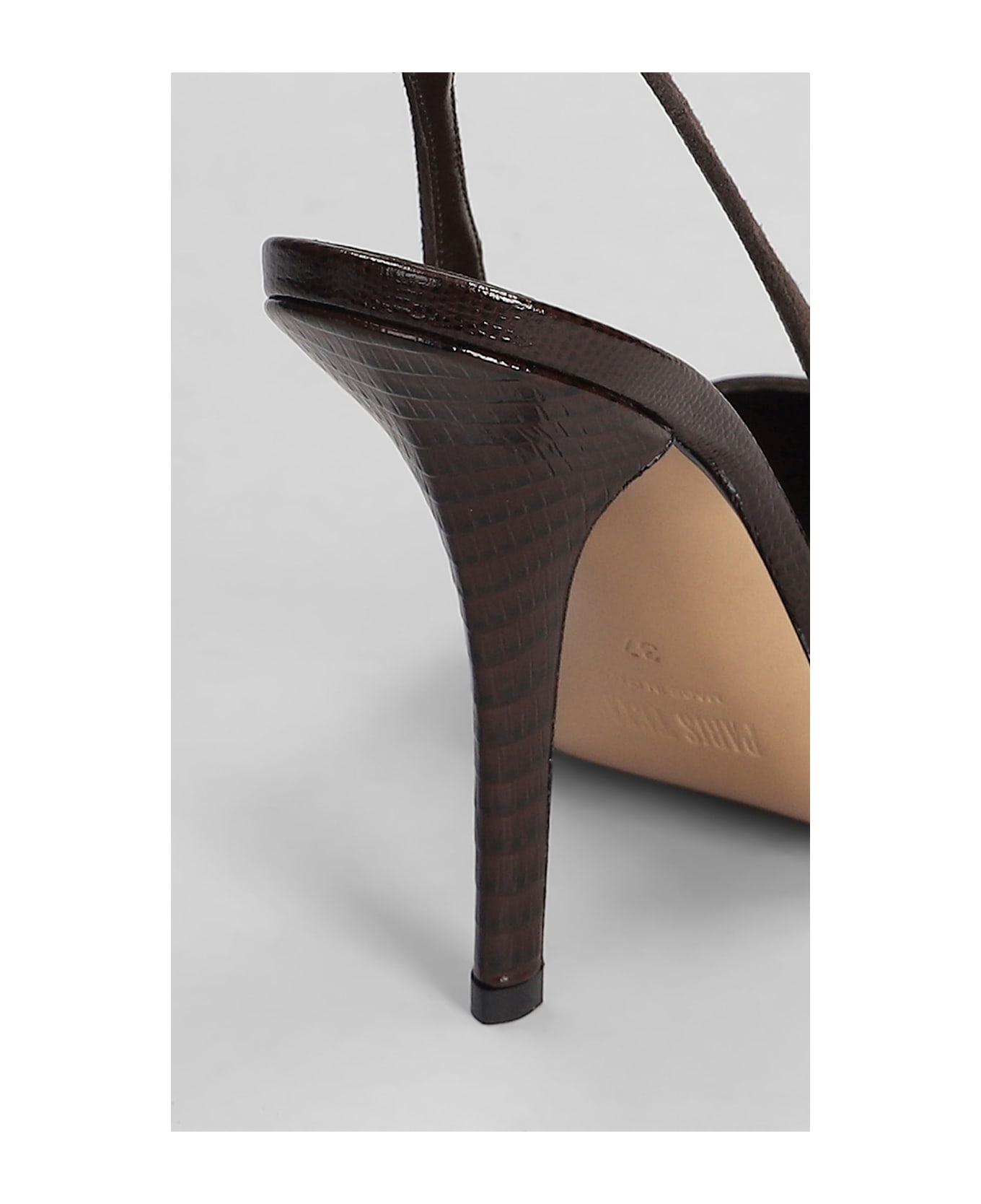 Paris Texas Miranda 105 Pumps In Dark Brown Suede - dark brown