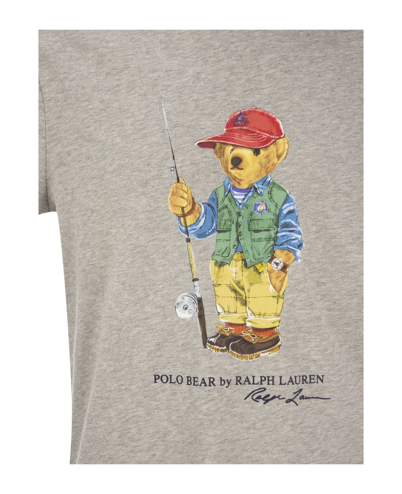 Polo Ralph Lauren Polo Bear Custom Slim-fit T-shirt - Grey