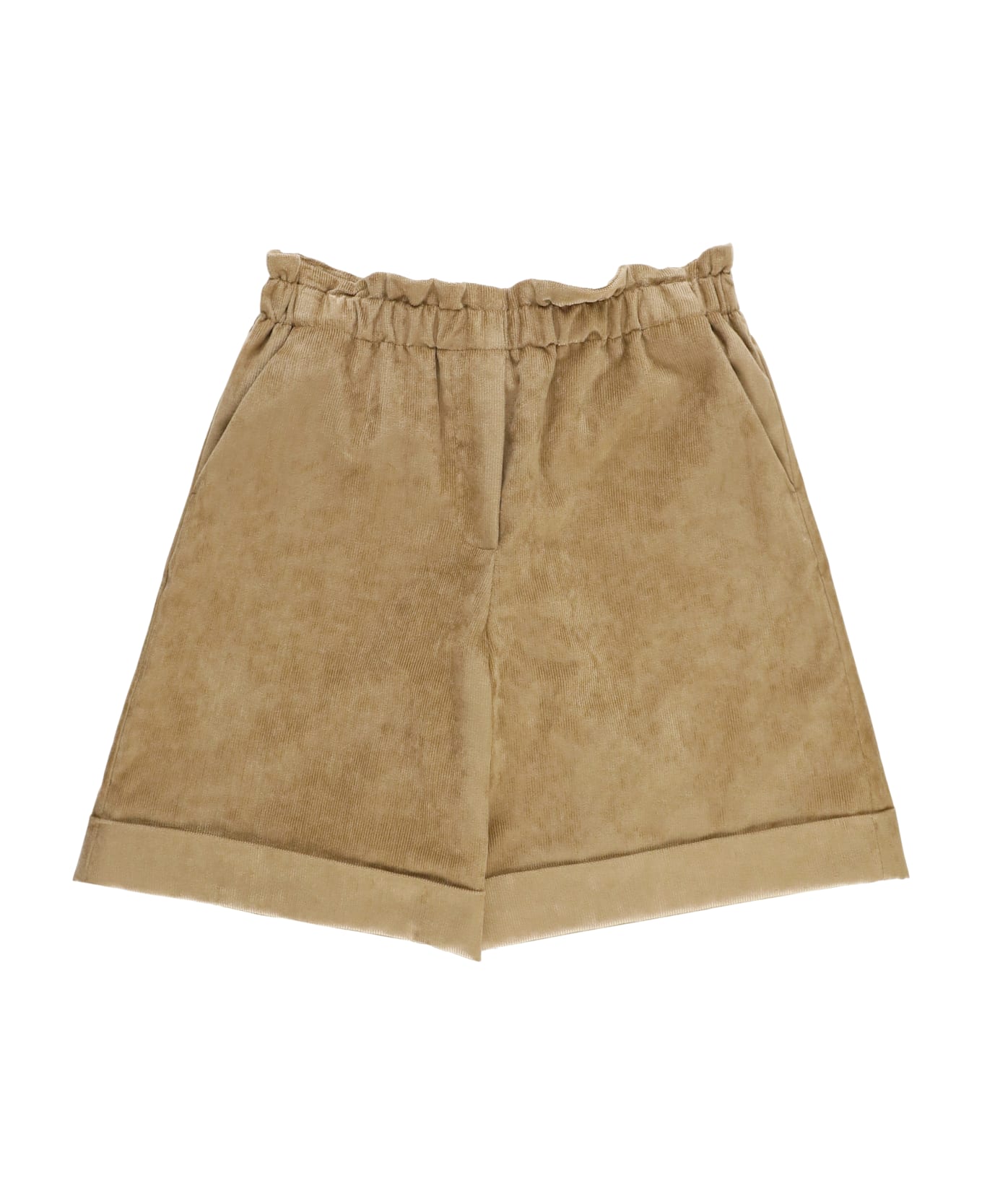 Moncler Corduroy Shorts - Beige