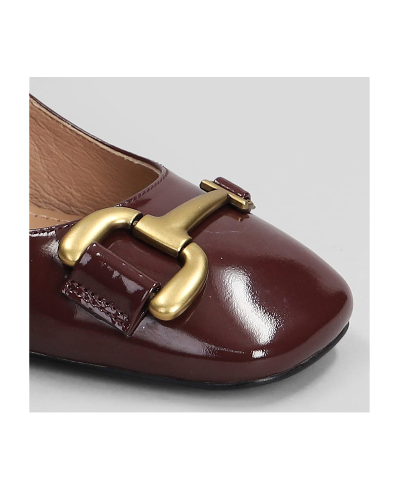 Bibi Lou Noa Pump 50 Pumps In Bordeaux Patent Leather - bordeaux