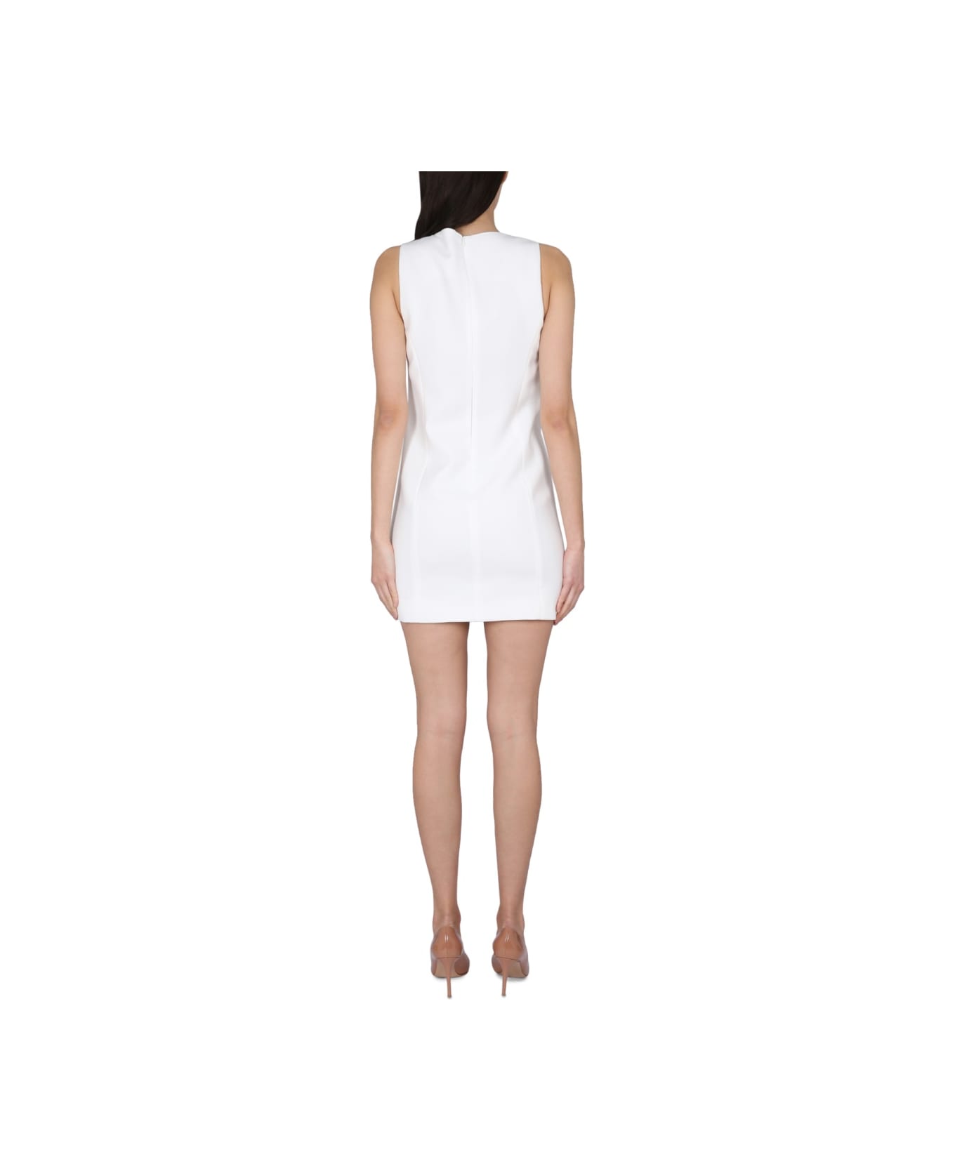 Boutique Moschino Mini Dress - WHITE