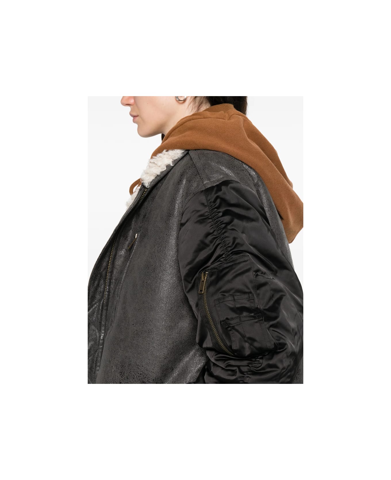 Marant Étoile Leather Outerwear - BLACK