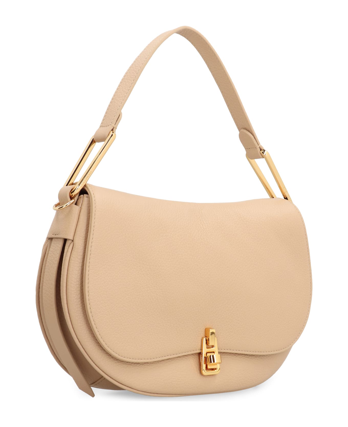 Coccinelle Magie Soft Leather Handbag - Beige