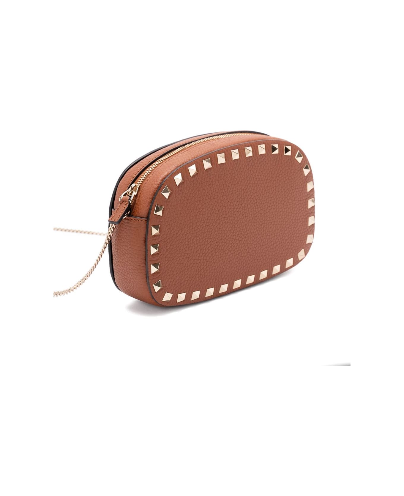 Valentino Garavani Rockstud Mini Shoulder Bag - Brown