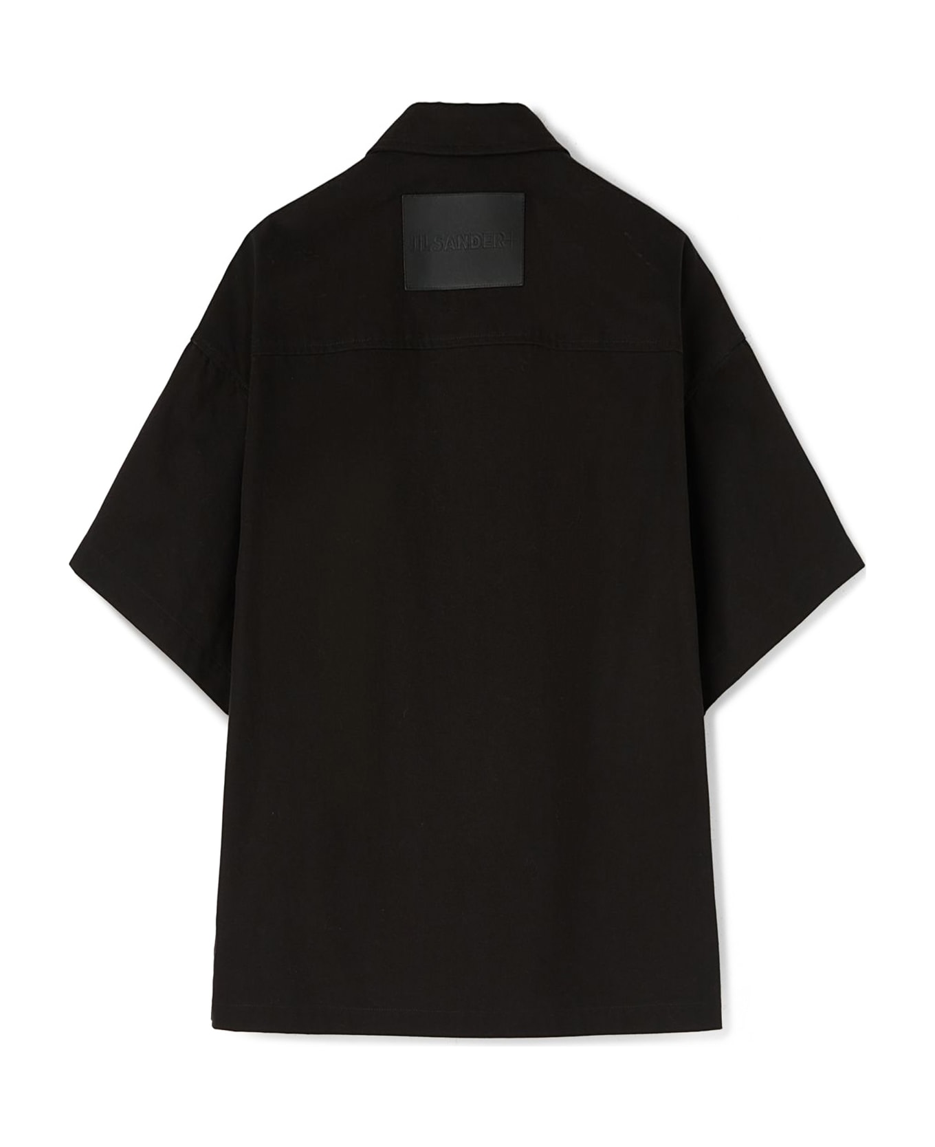 Jil Sander Black Cotton Shirt - Black
