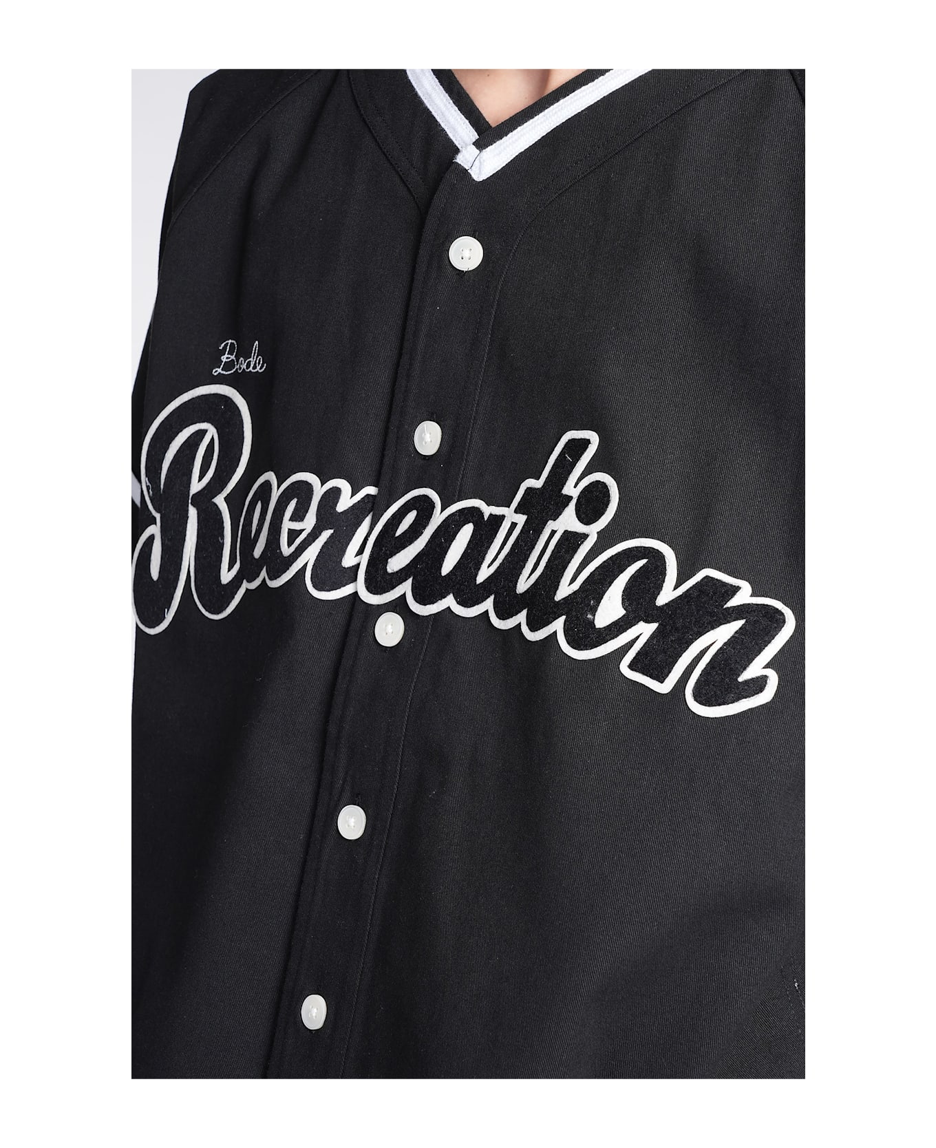 Bode Shirt In Black Cotton - black
