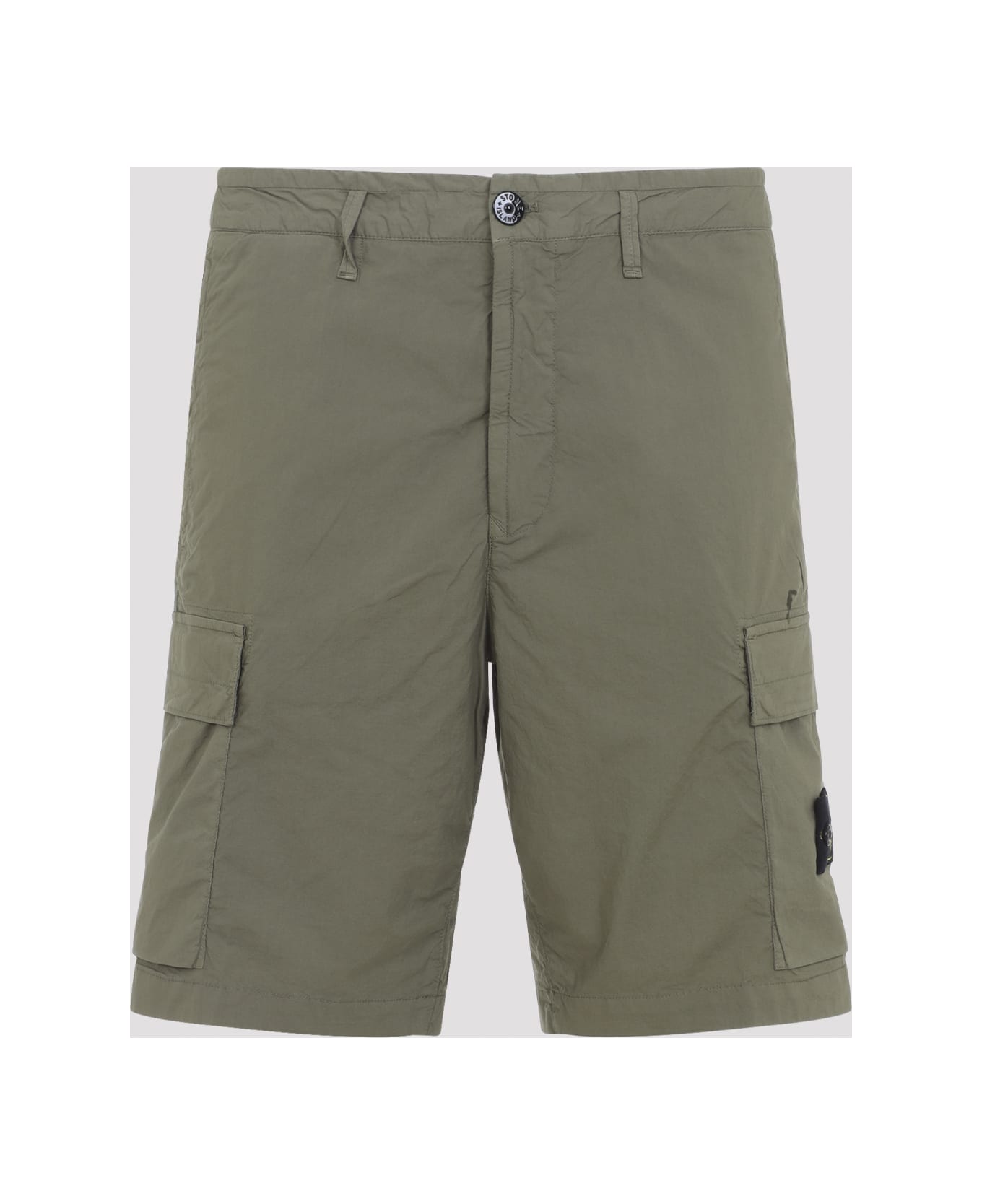 Stone Island Cotton Shorts - G Military Green