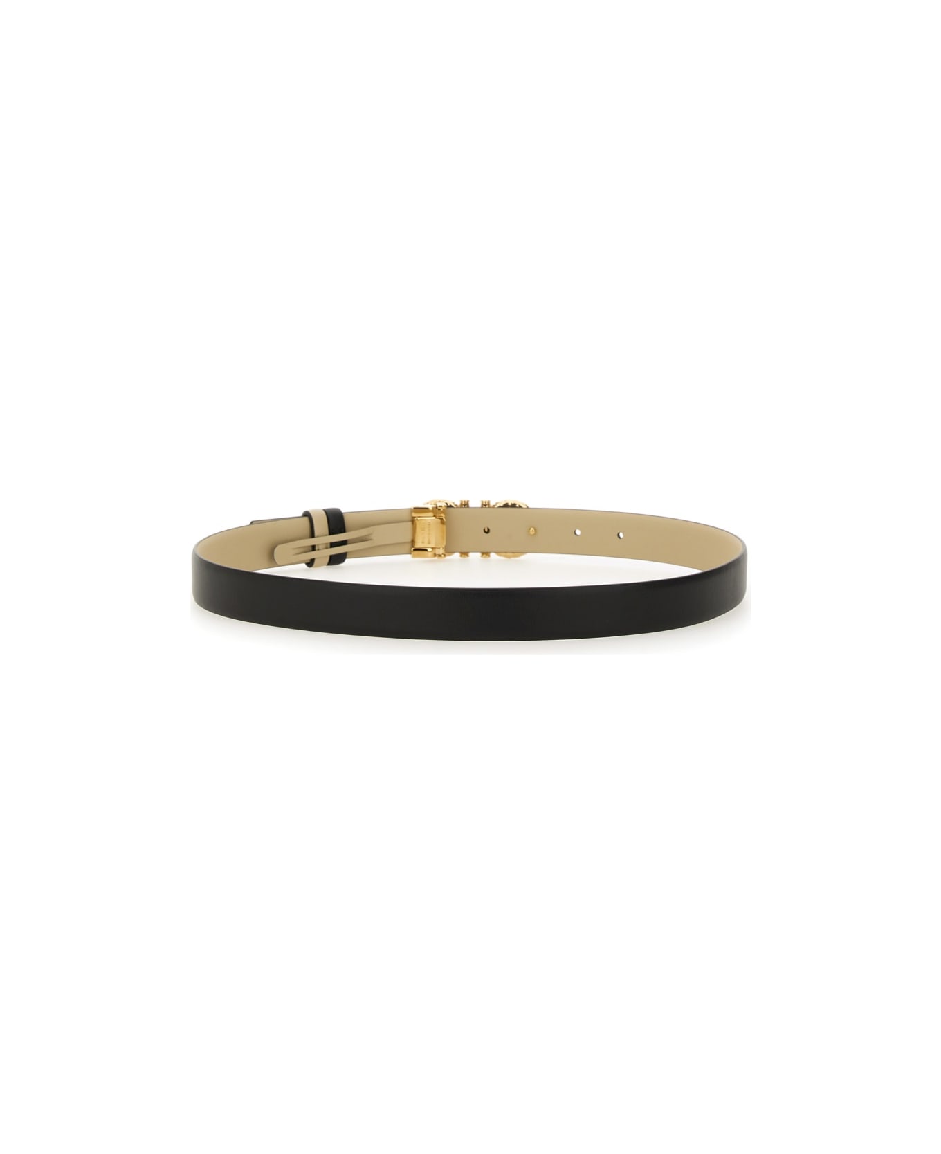 Ferragamo Belt With Hooks - BLACK
