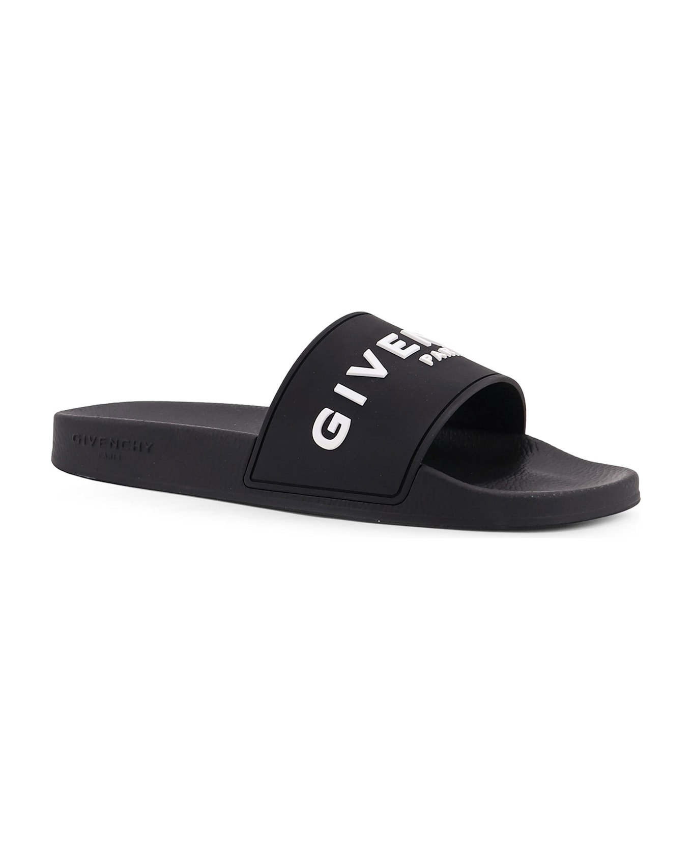 Givenchy Rubber Slides - Black