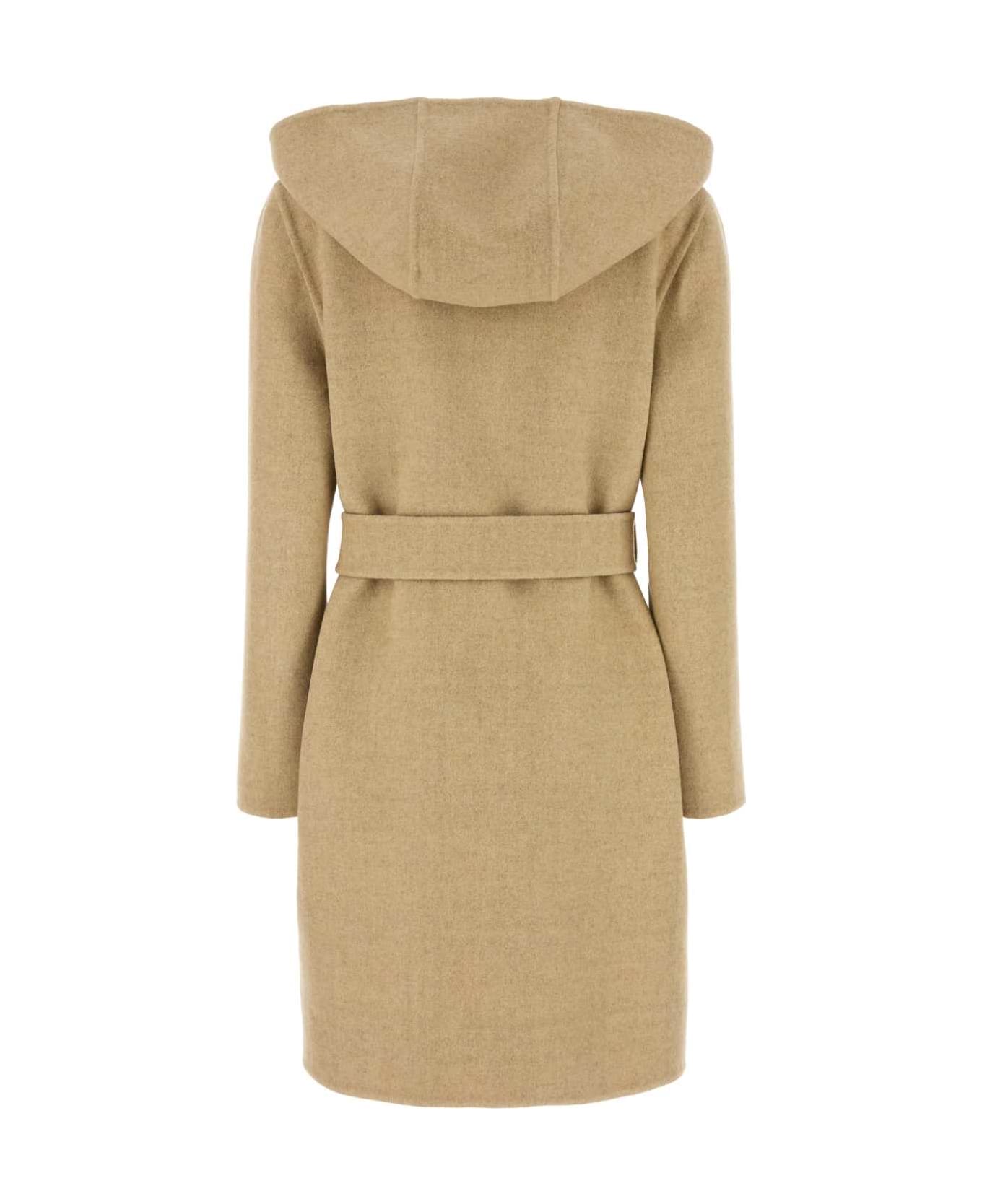 Burberry Beige Wool Reversible Coat - SANDIPCHECK