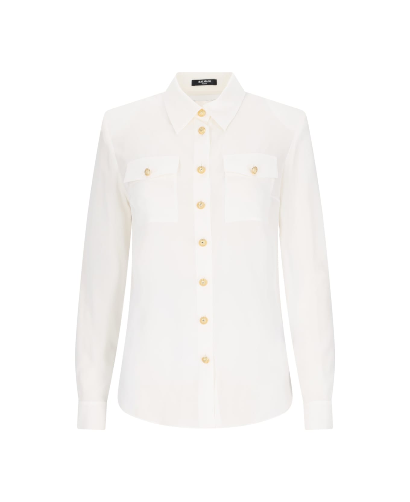 Balmain Silk Shirt - White