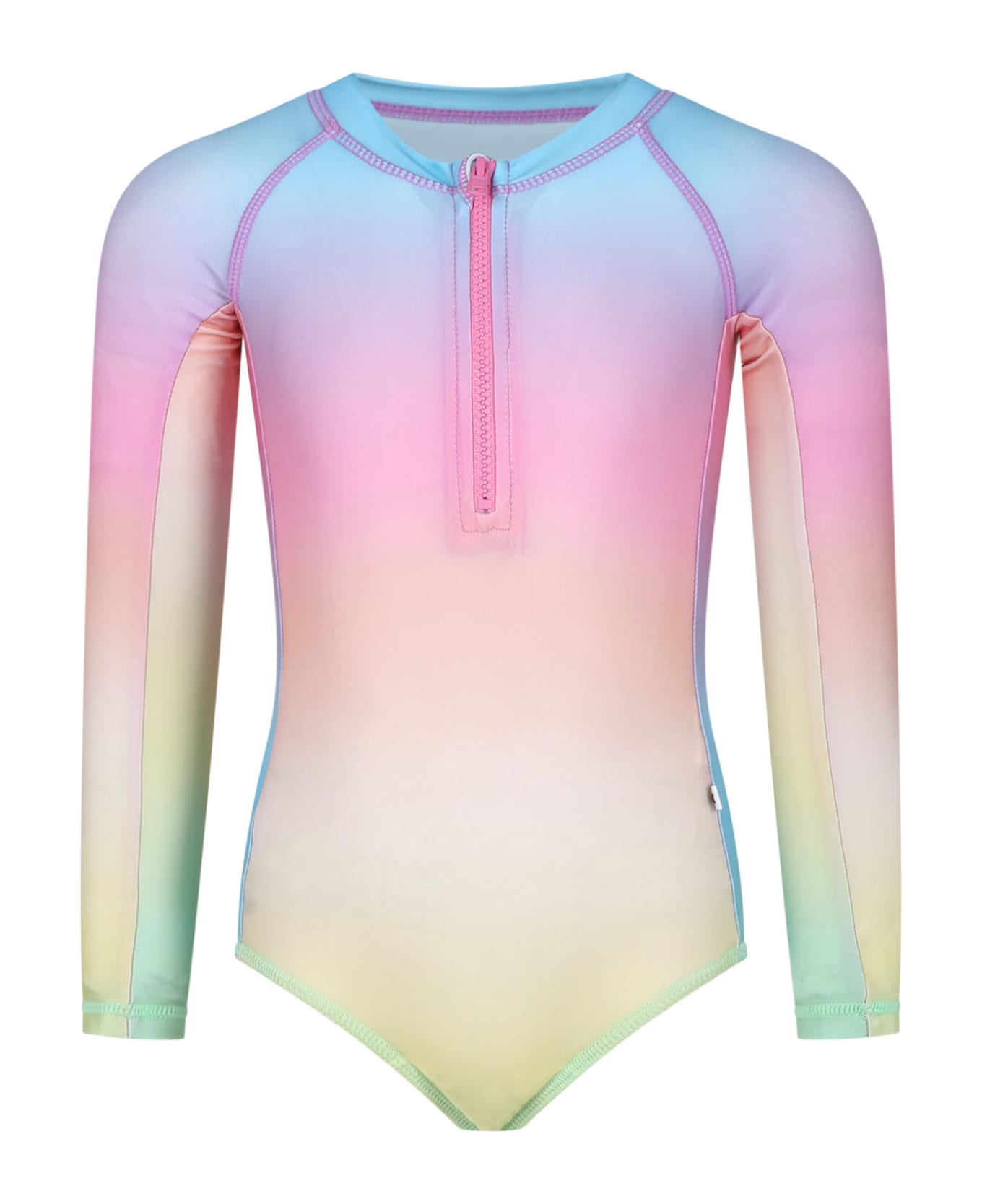 Molo Multicolor Swimsuit For Girl With Print - Multicolor