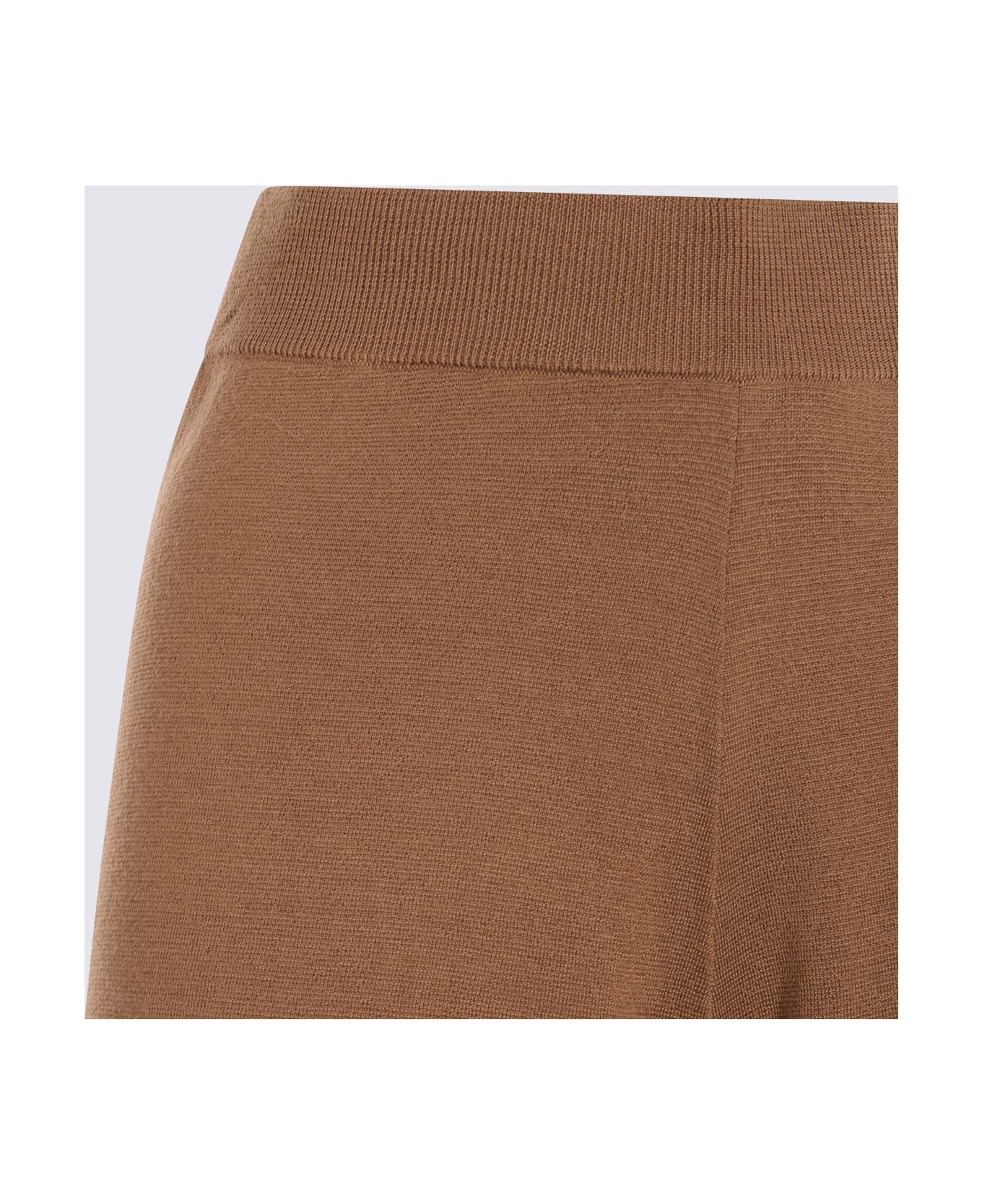 Max Mara Beige Wool Nigeria Pants - Brown