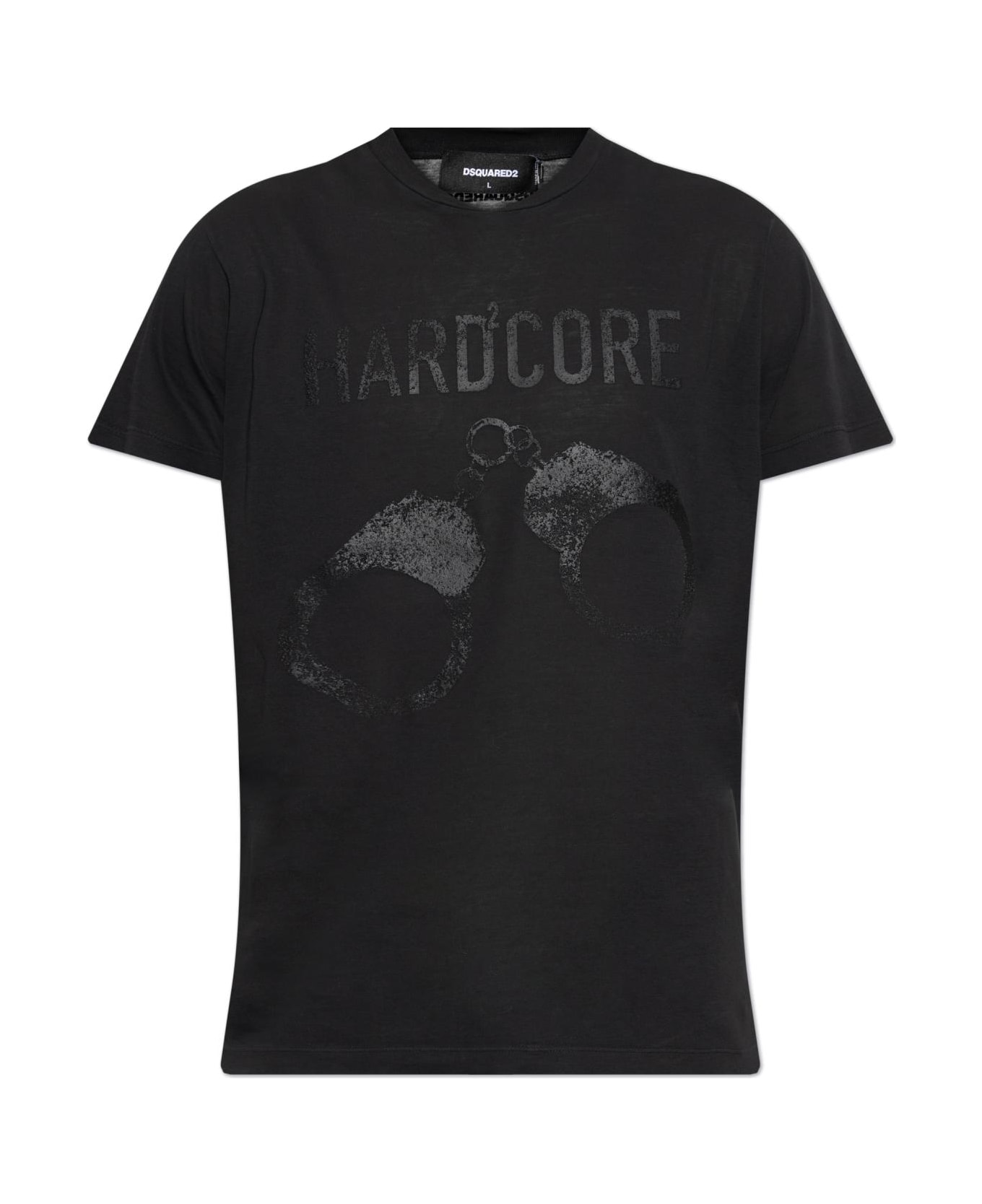 Dsquared2 T-shirt With Print - Black