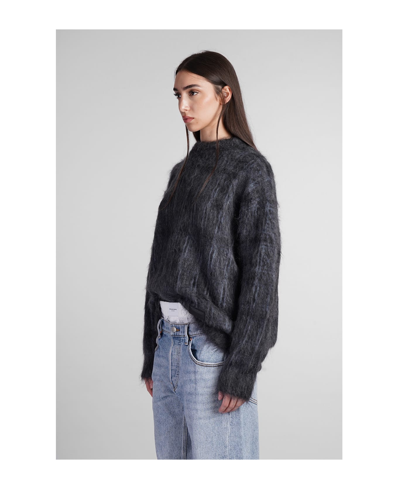 Alexander Wang Knitwear In Black Wool - black