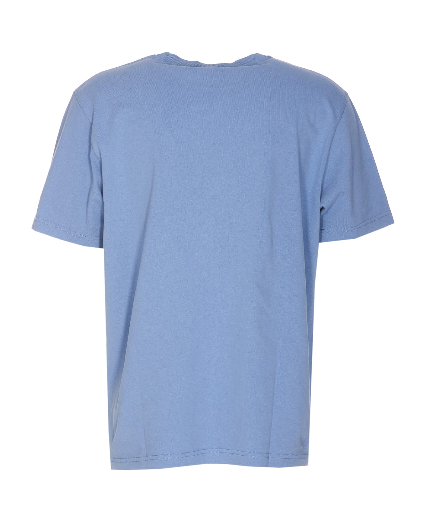Maison Kitsuné Bold Fox Head Patch Logo T-shirt - Hampton blue