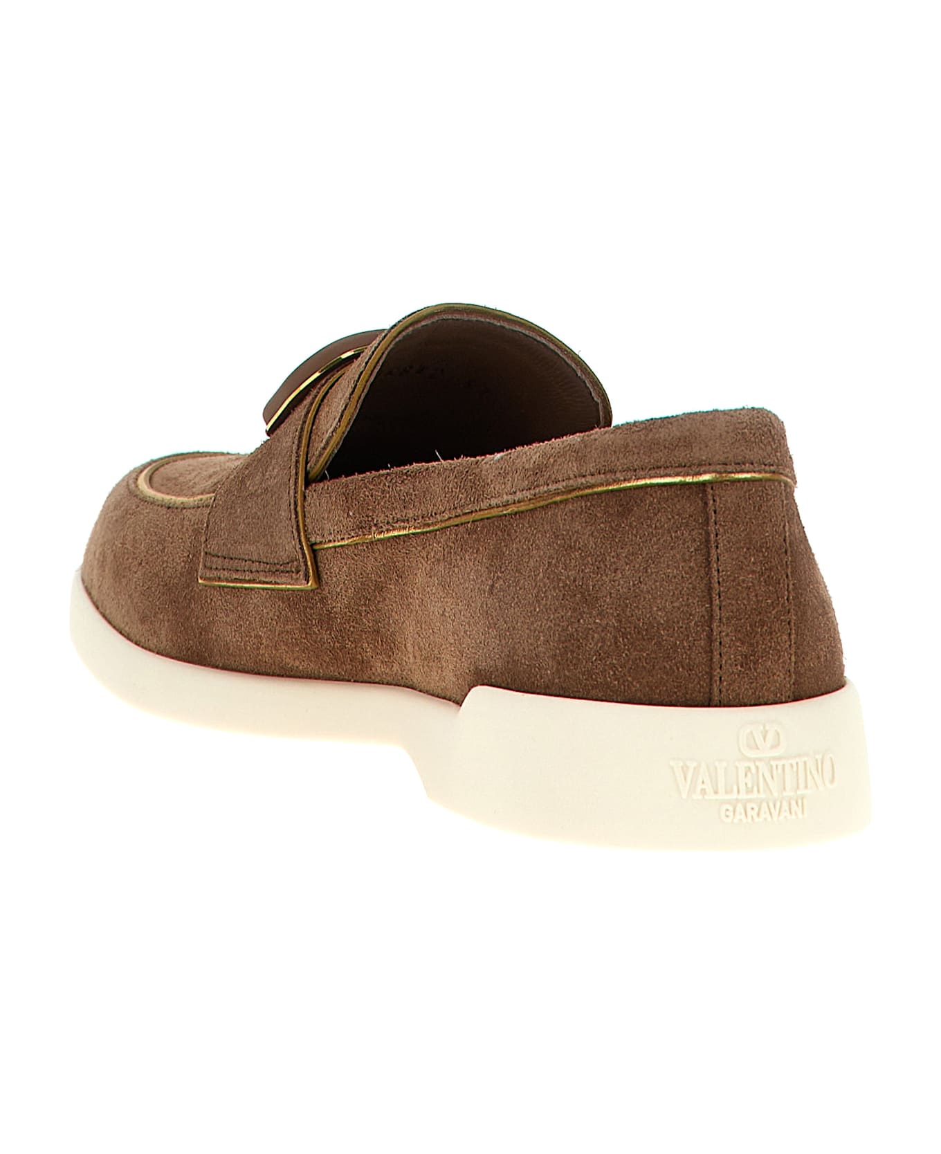 Valentino Garavani Vlogo Signature Loafers - Beige
