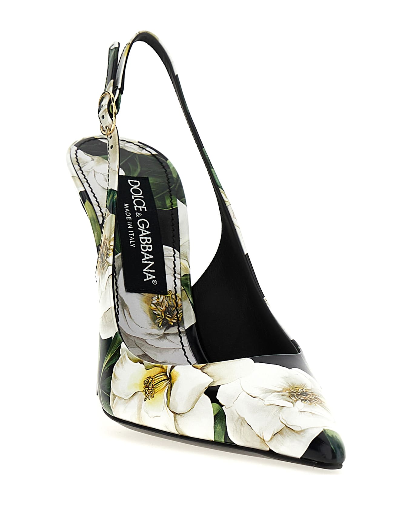 Dolce 
Gabbana Floral Slingback - Multicolor