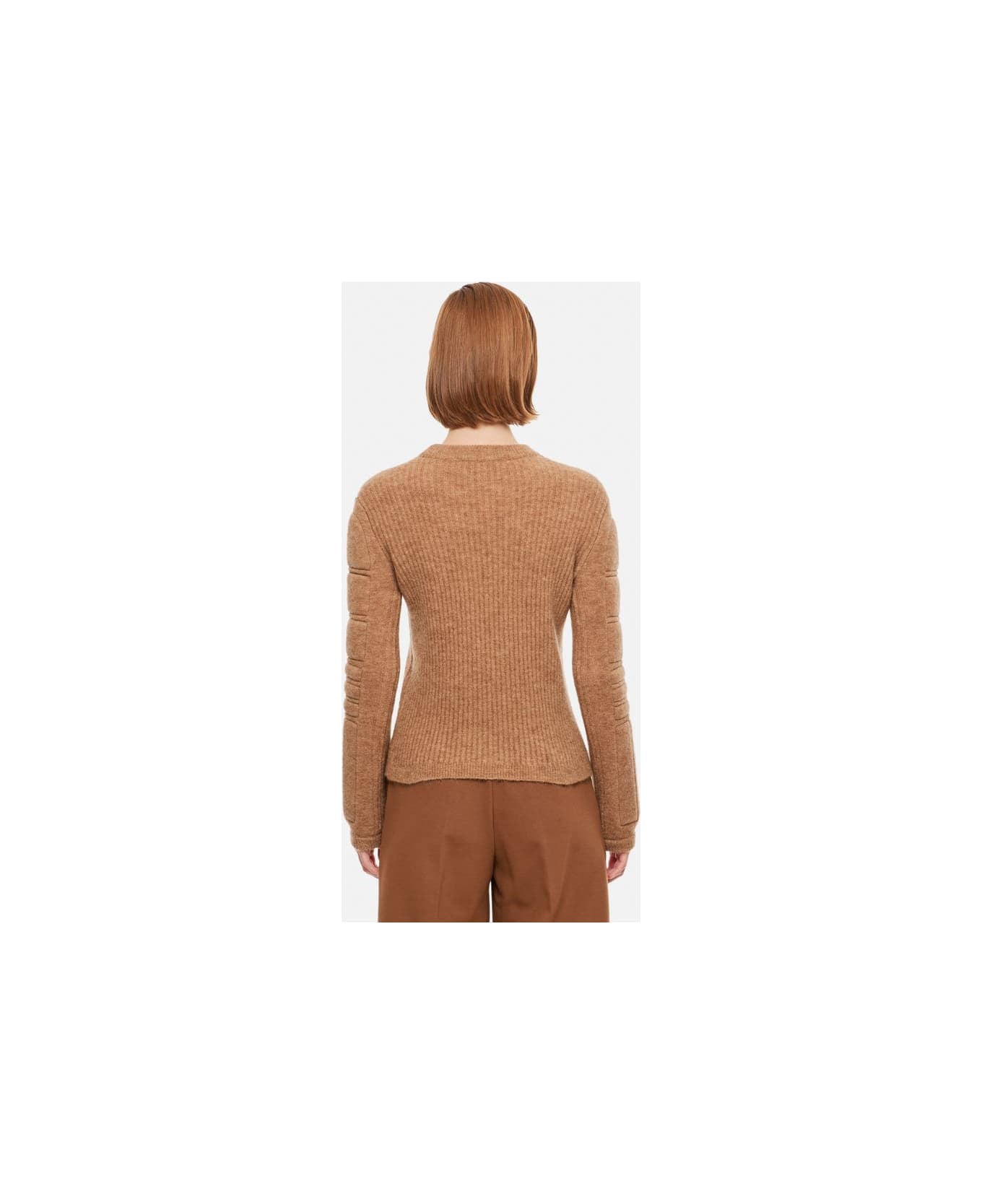 Max Mara Smirne Padded Sweater - Brown