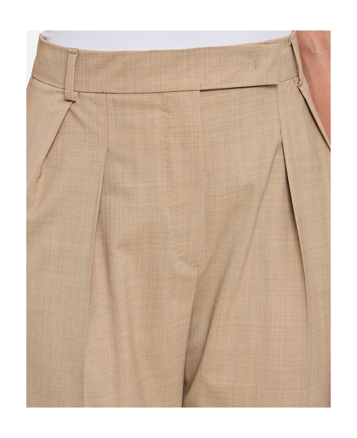 Finale High Waist Trousers With Sartorial Pinces