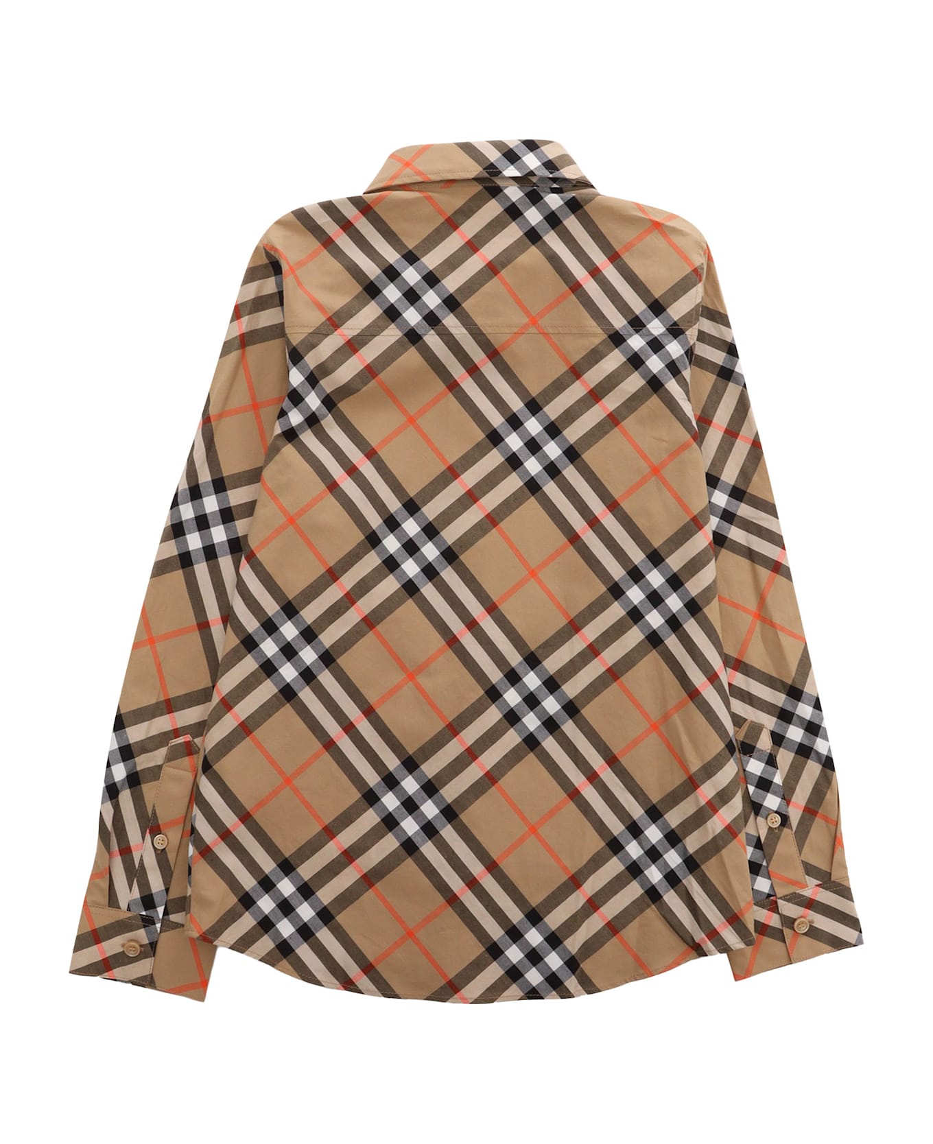 Burberry Kid Boy Shirts - BEIGE