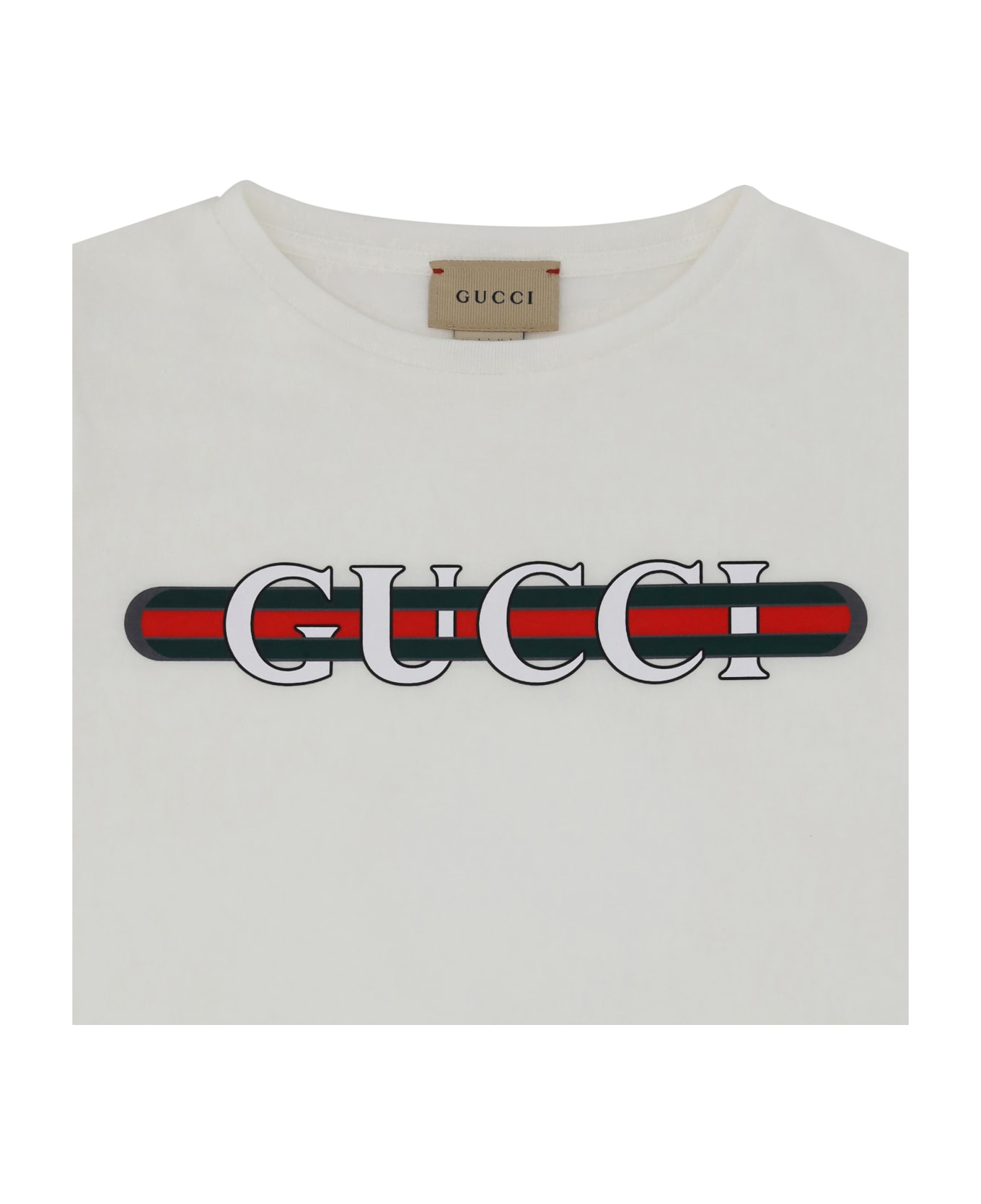 Gucci T-shirt For Boy - White