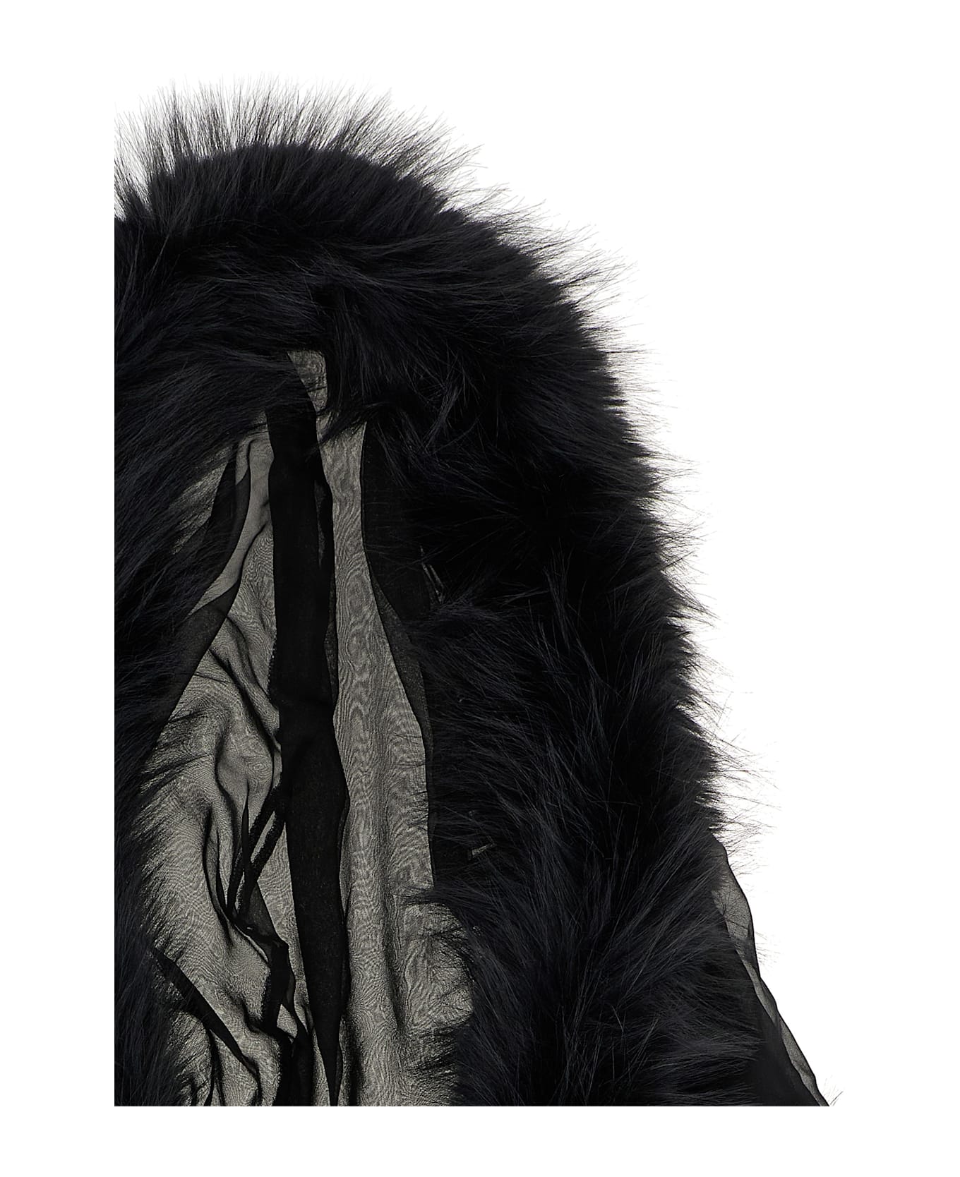 Dsquared2 Hooded Collar - Black  