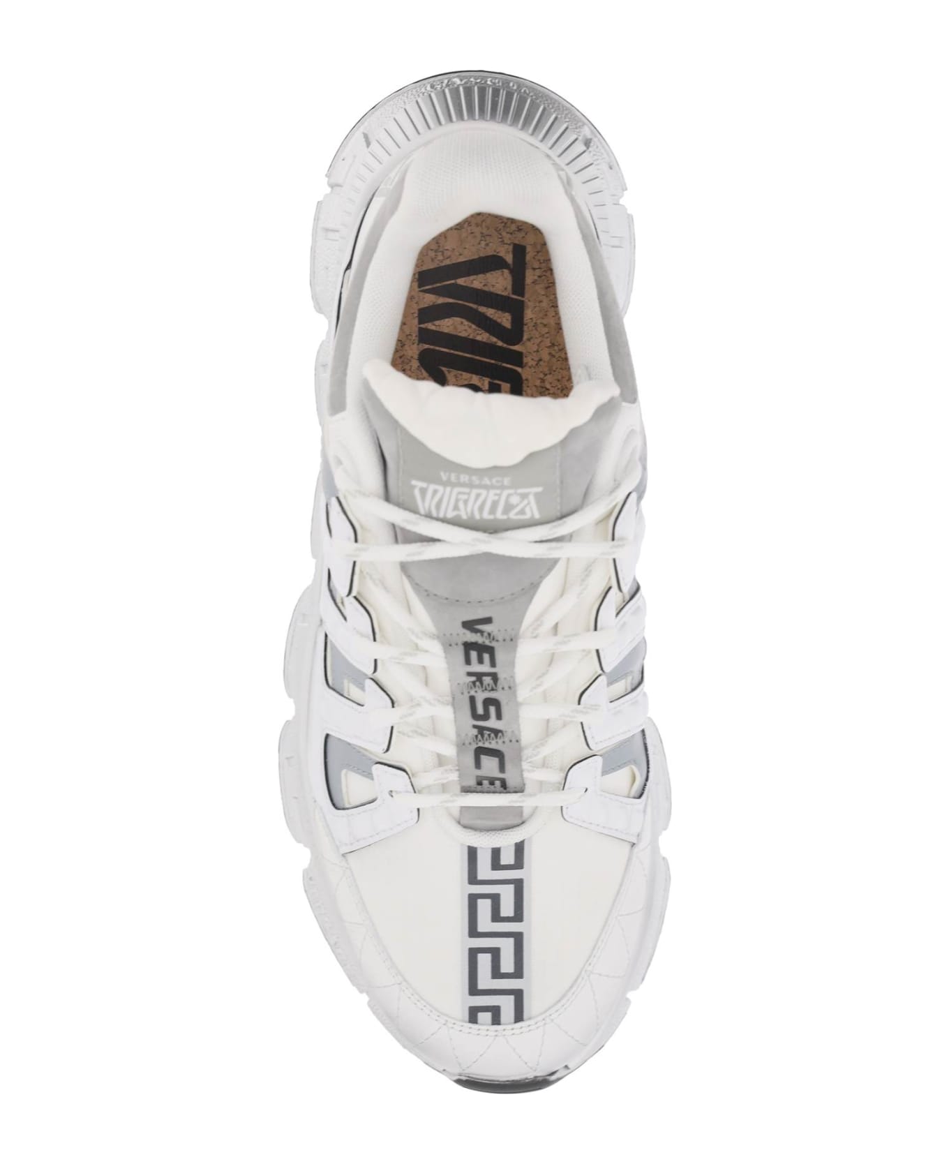 Versace White 'trigreca' Sneakers - White