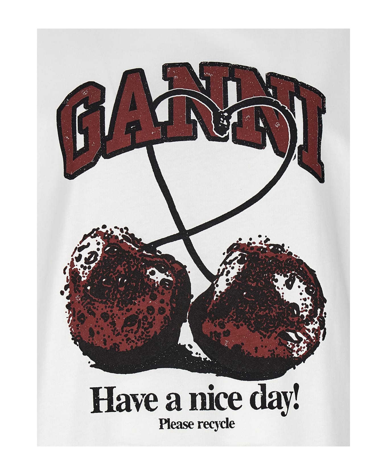 Ganni 'cherry' T-shirt Tシャツ