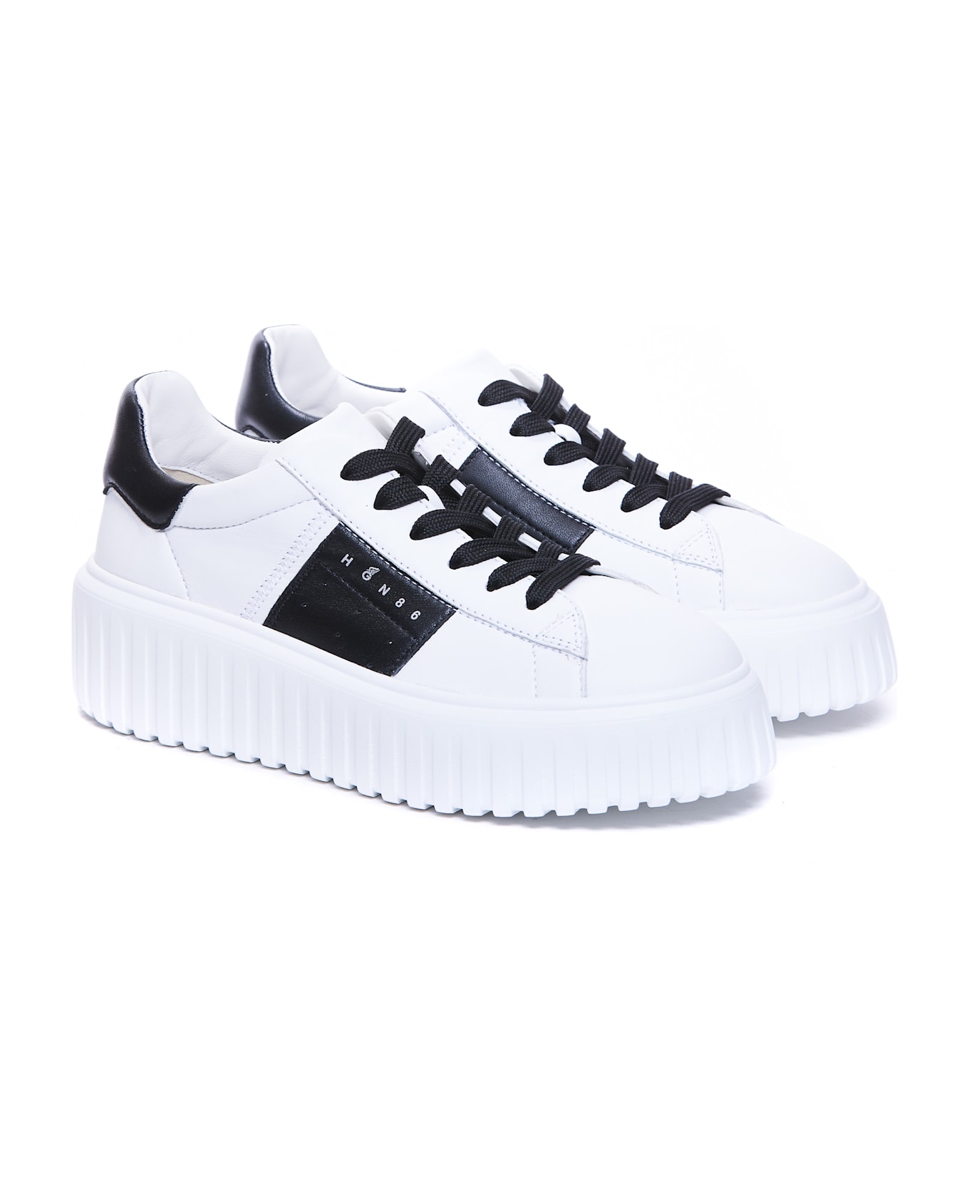 Hogan H-stripes Sneakers - White