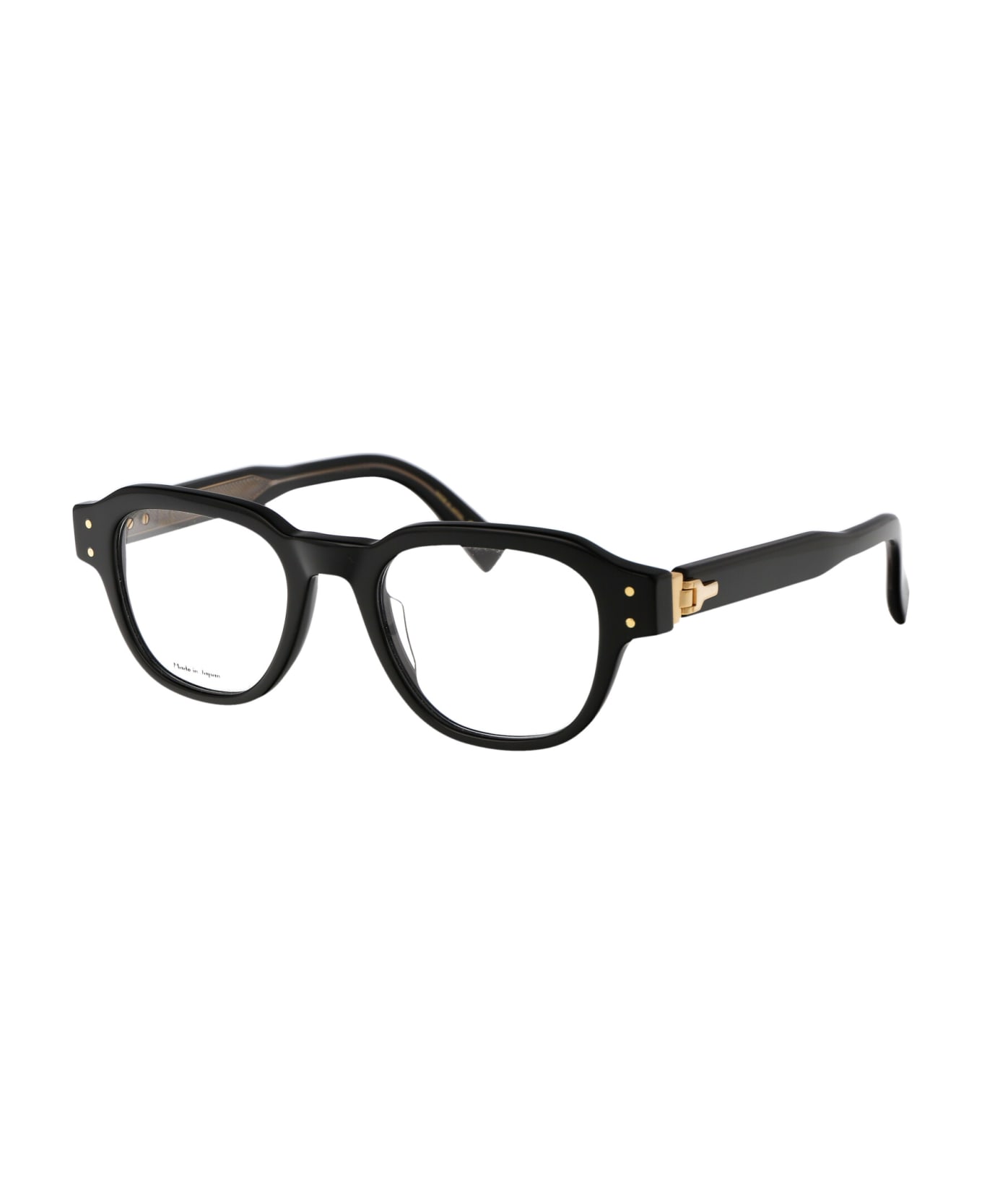 Dunhill Du0048o Glasses - 001 BLACK BLACK TRANSPARENT アイウェア