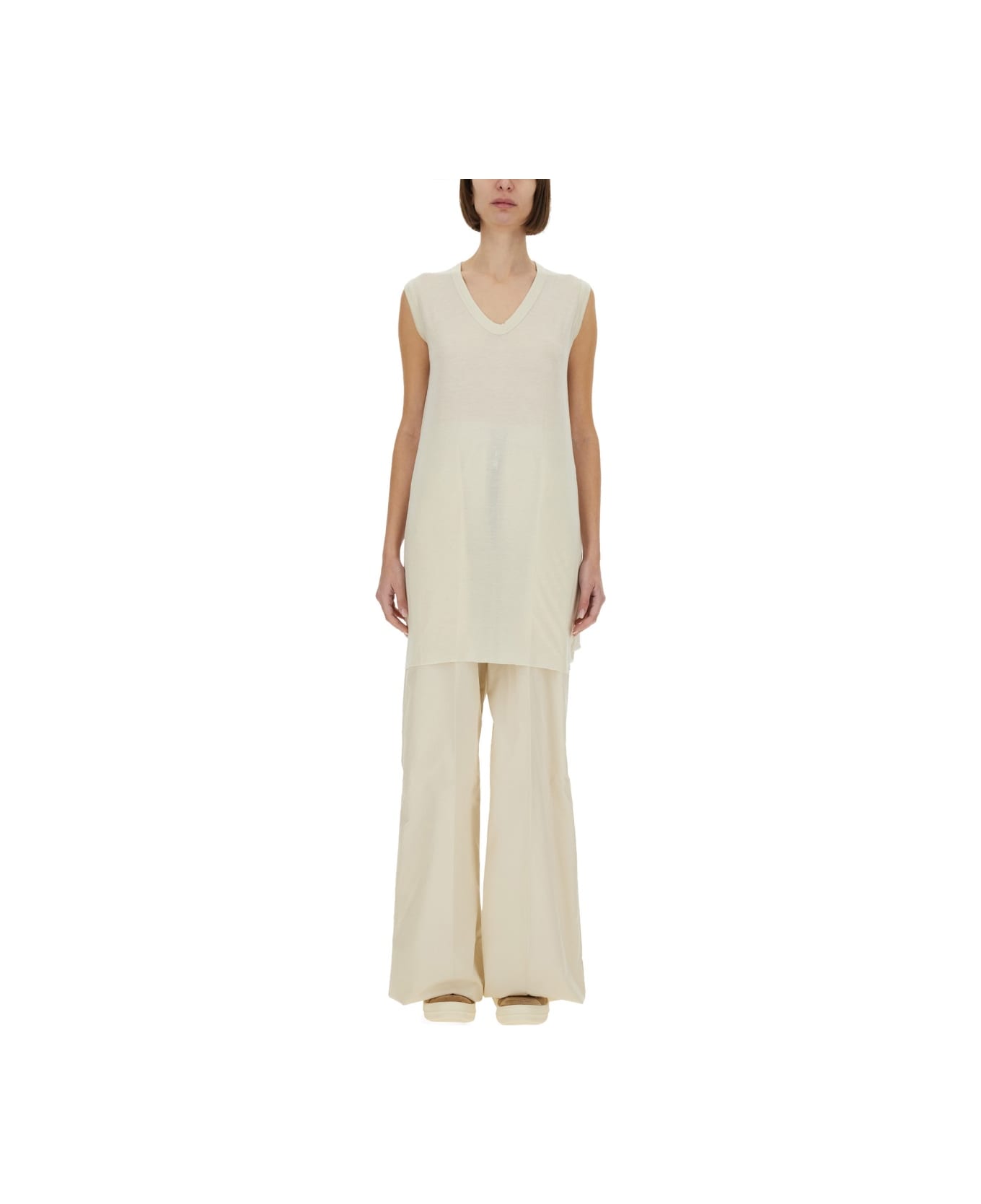 Rick Owens Jersey Top - IVORY