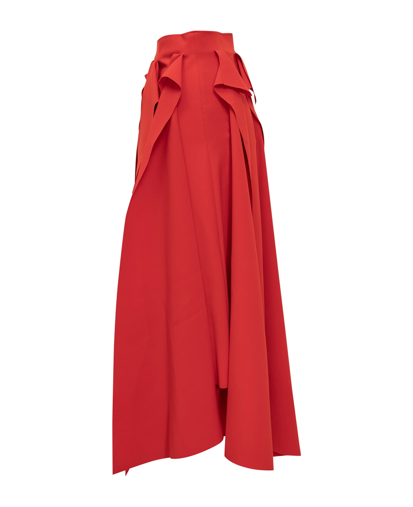 A.W.A.K.E. Mode Asymmetric Skirt - RED