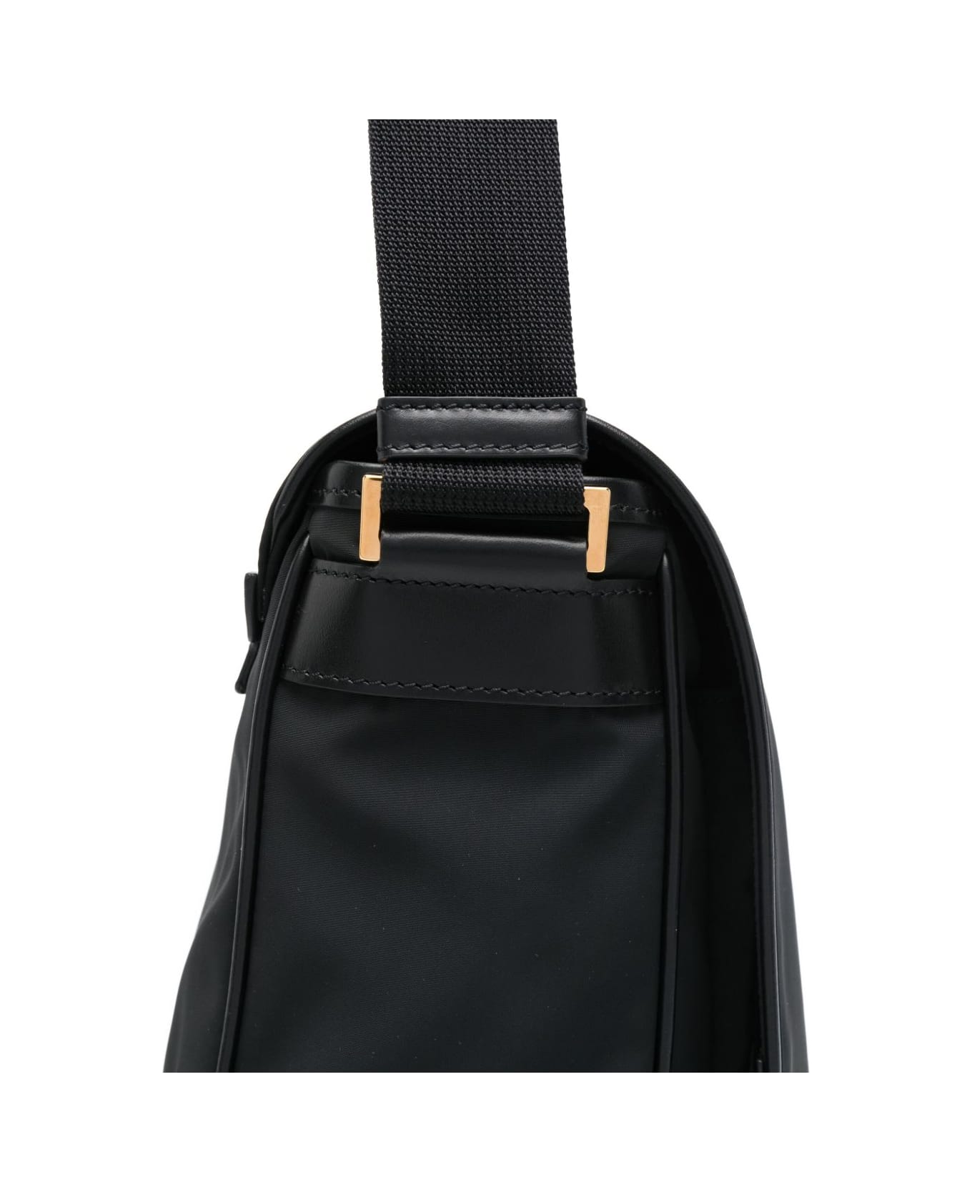 Tom Ford Recycled Nylon Large Messenger Bag - Black