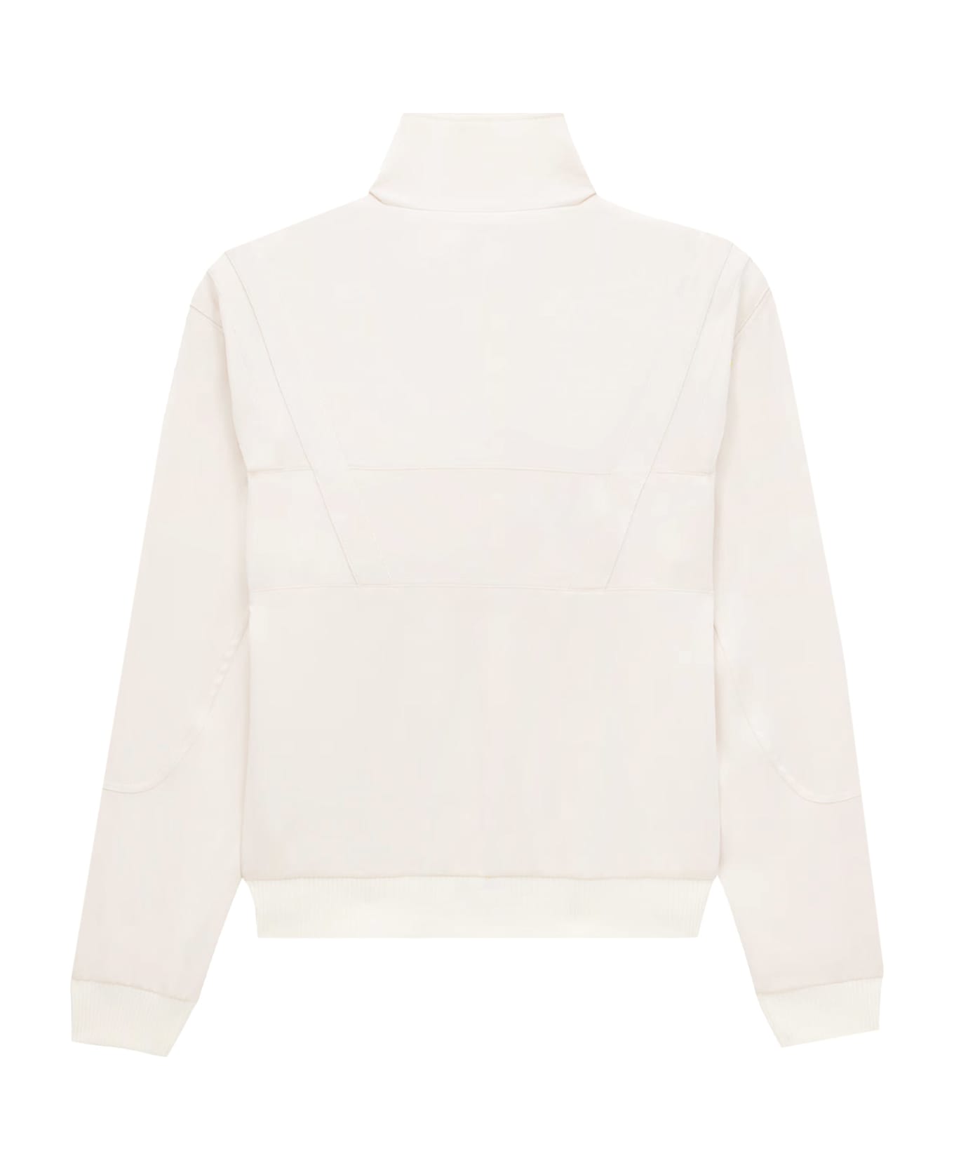 Saint Laurent Satin Jacket With Saint Laurent Embroidery - Cream