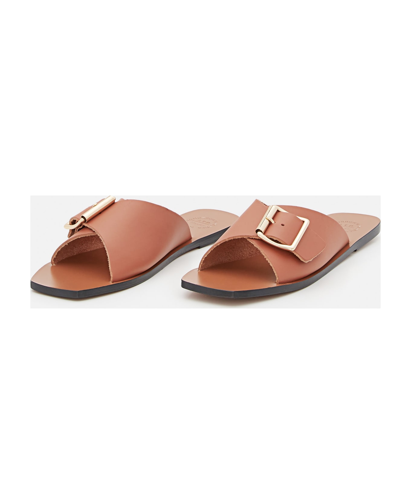 ATP Atelier Monza Leather Sandals - Brown