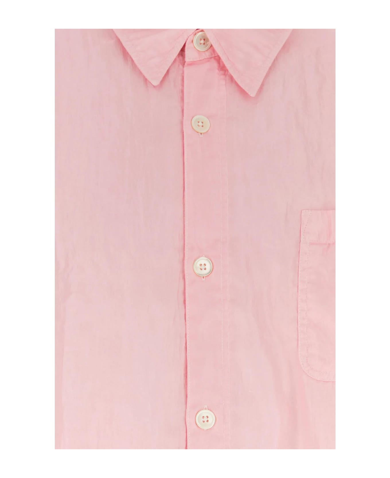 Our Legacy Pink Cotton Blend Darling Oversize Shirt - Baby Pink Cotton Silk シャツ