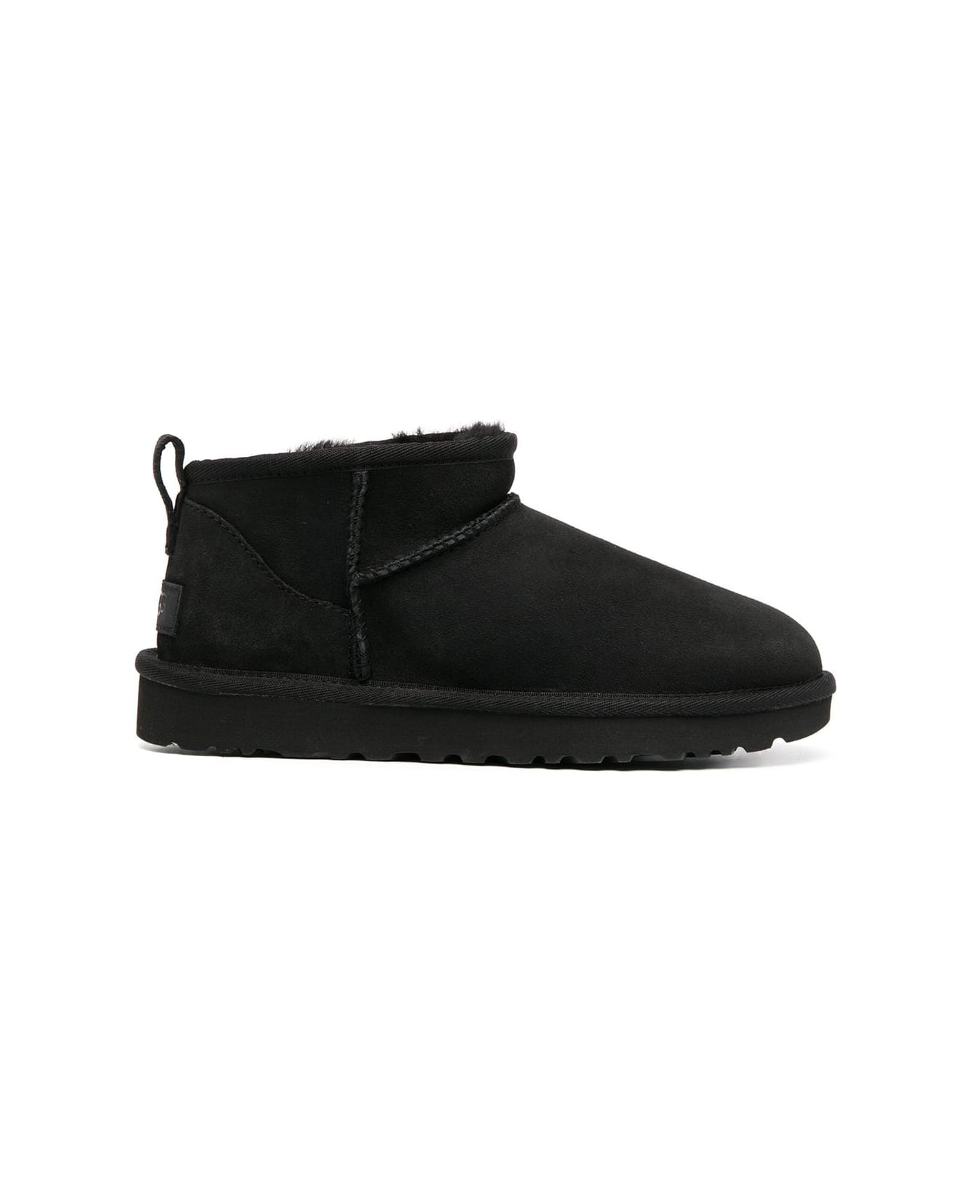 UGG W Classic Ultra Mini Ankle Boots - Nero