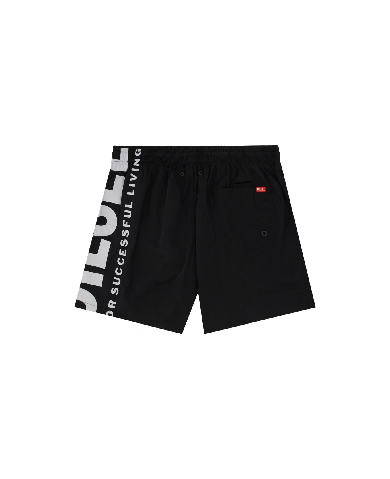 Diesel "rio-41-d-core" Boxer Swimsuit - BLACK
