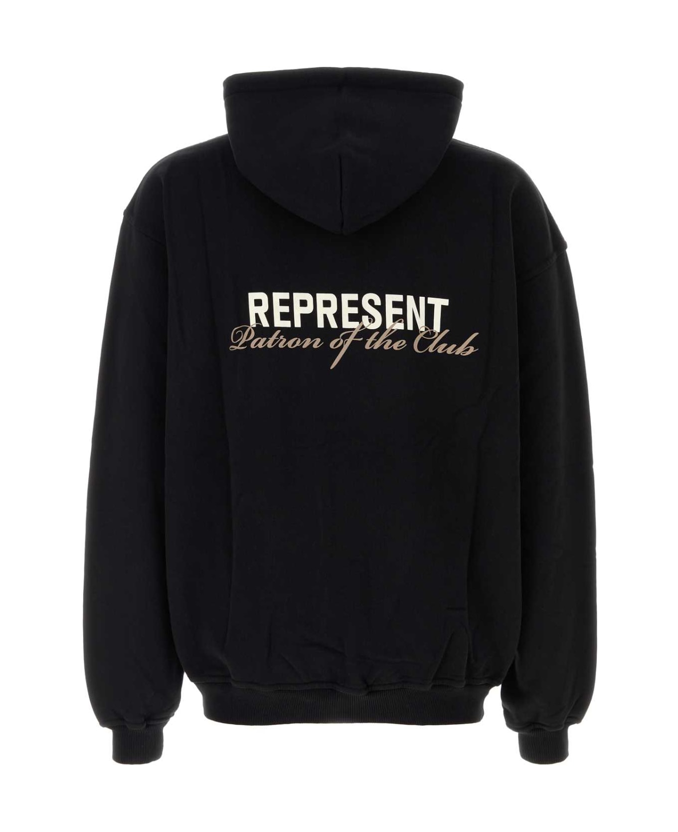 REPRESENT Black Cotton Sweatshirt - BLACK