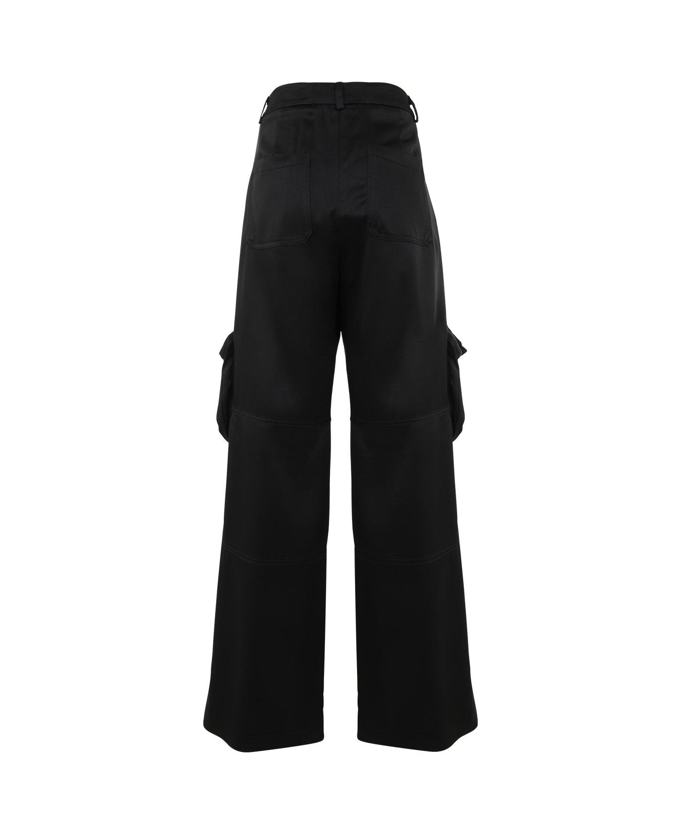 Blumarine Pocket Detailed Cargo Pants Blumarine - BLACK ボトムス