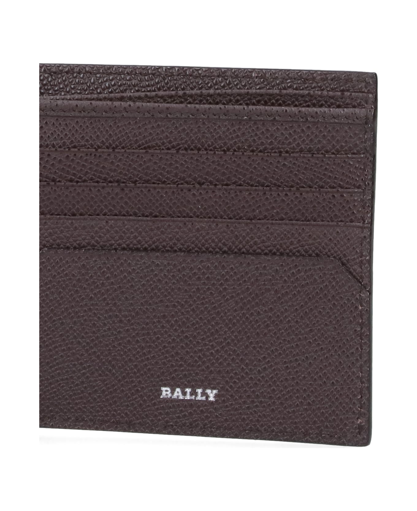 Bally Bi-fold Wallet "lettering Tsp" - Brown
