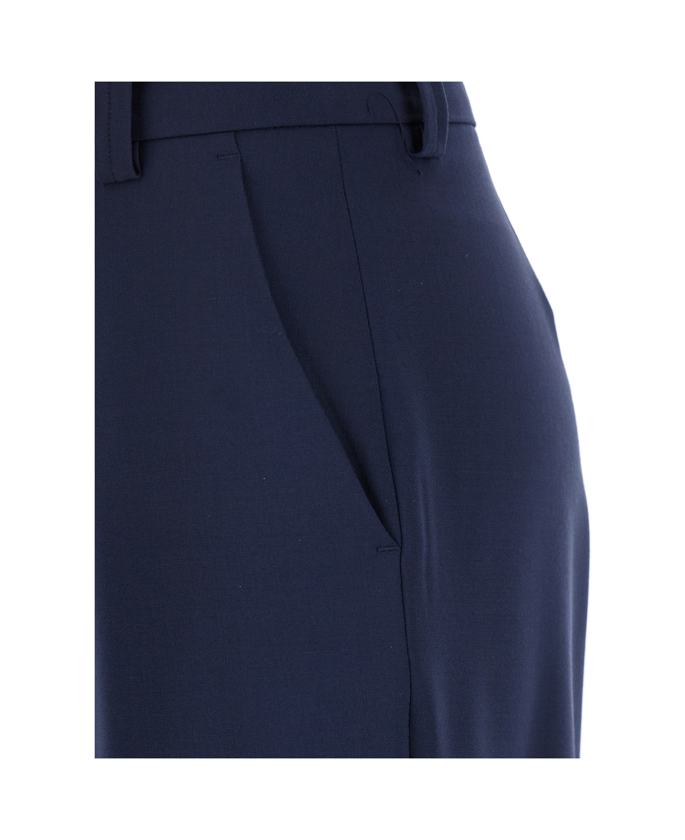 パンツ SEMI COUTURE Women Straight Pants Y5SI15PL K92 BLUE Trousers felipa | semicouture