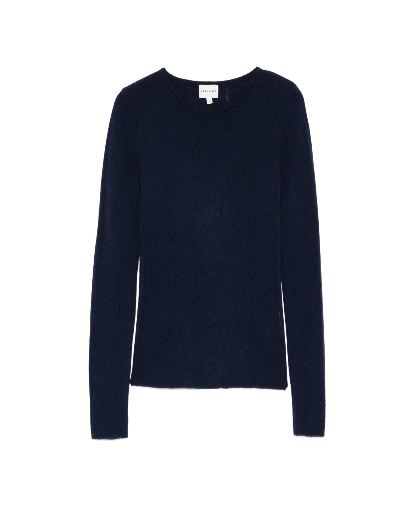 Herskind Wool Crewneck Sweater - Blue