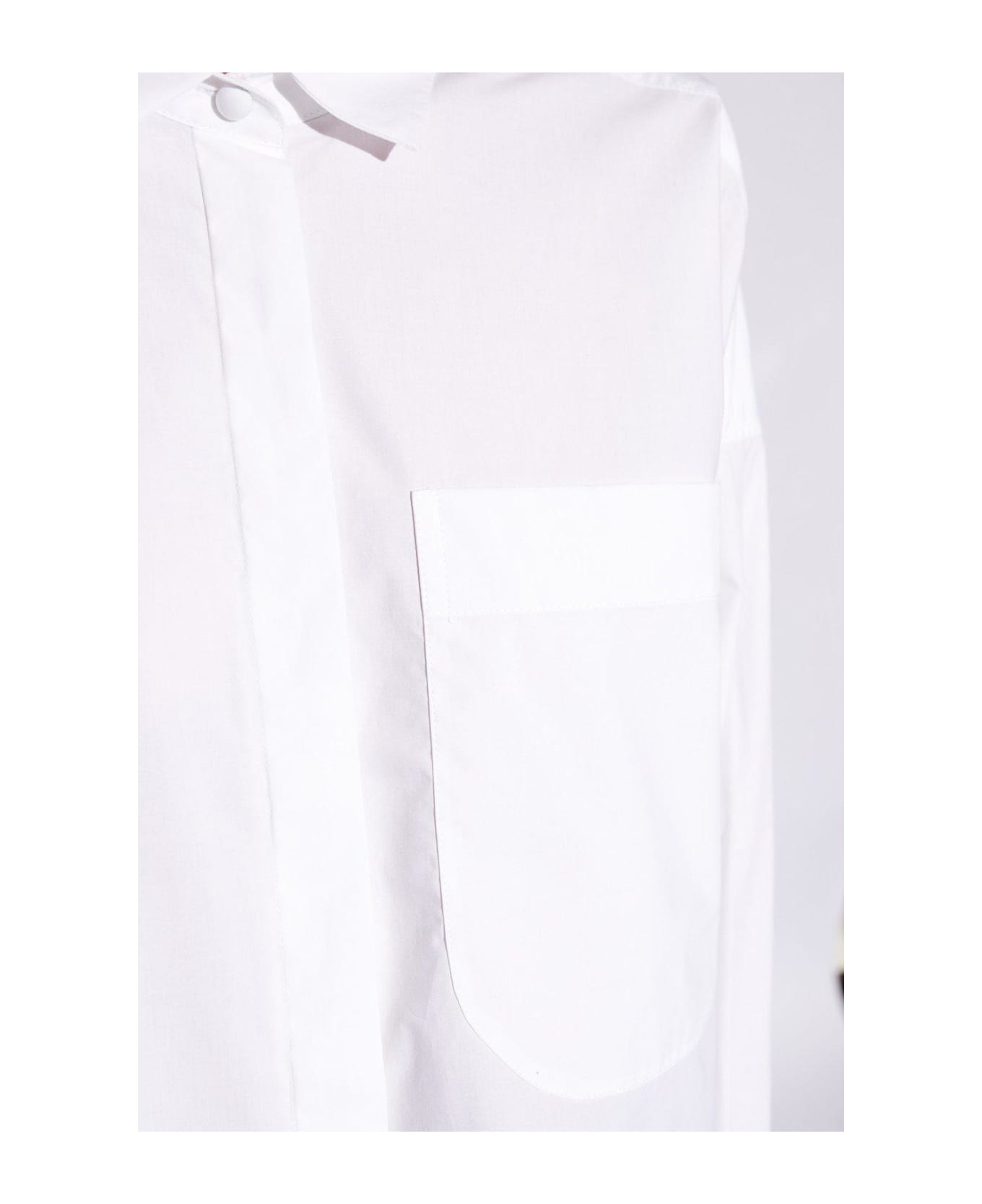 Emporio Armani Shirt With Pocket - White トップス