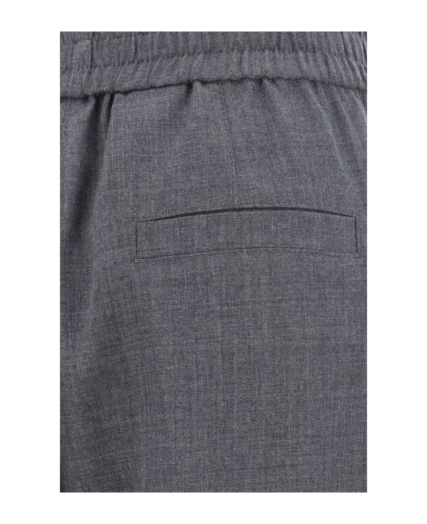 Brunello Cucinelli Loose Track Pants - Grigio Scuro