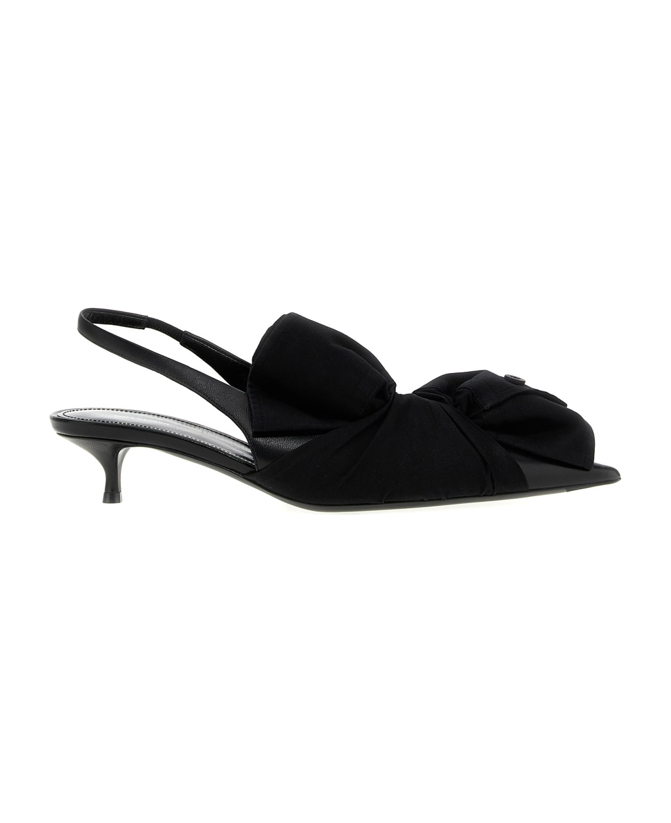 Balenciaga 'knife Chemise' Slingbacks - Black  