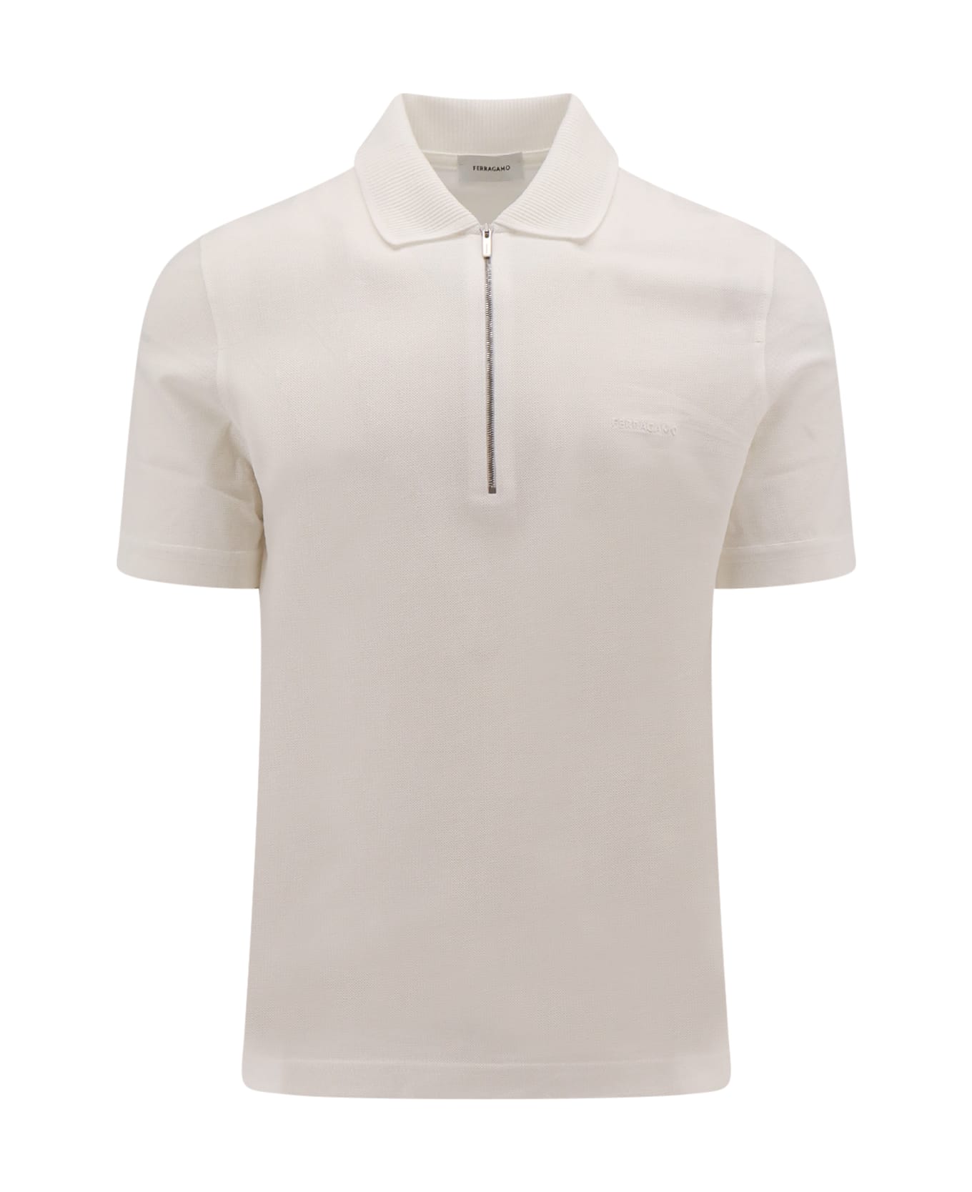 Ferragamo Polo Shirt - White ポロシャツ