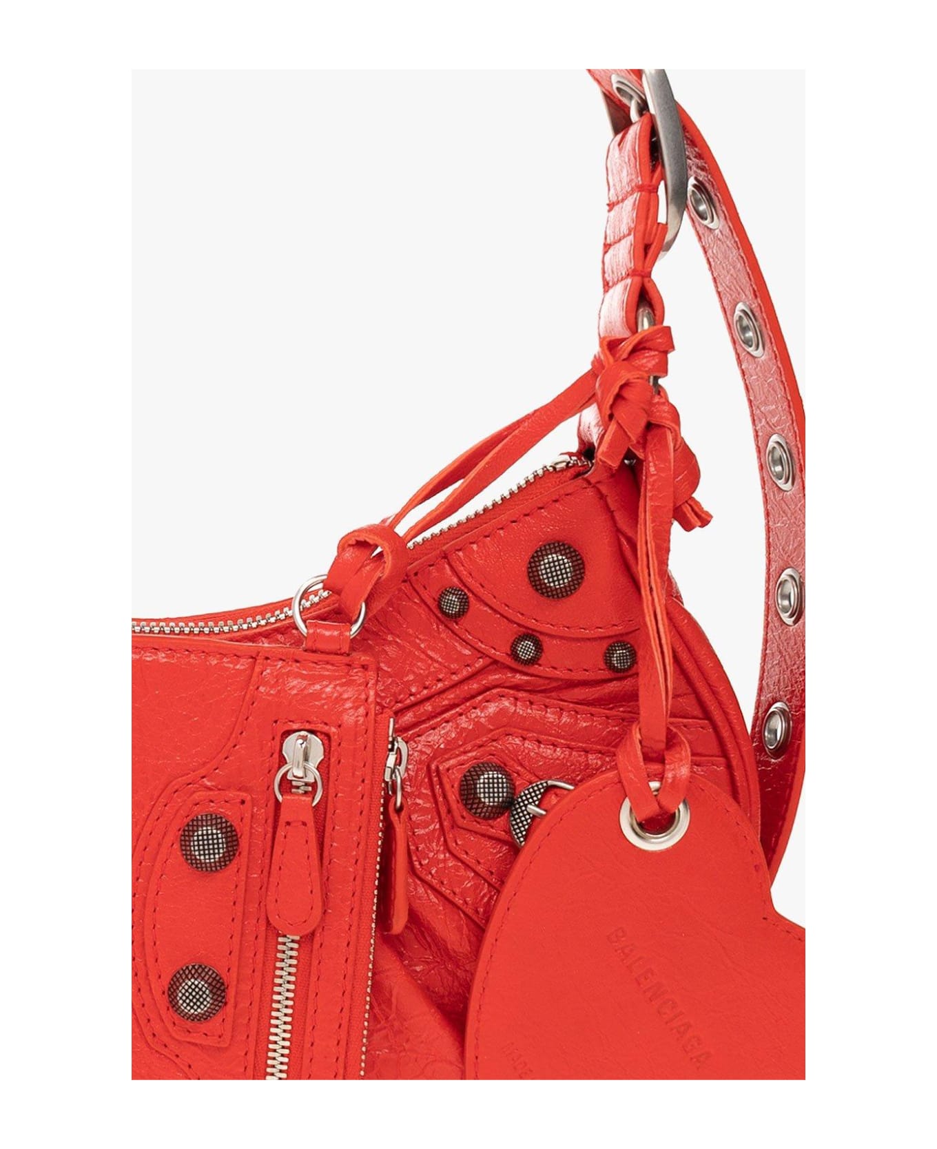 Balenciaga Le Cagole Zipped Xs Shoulder Bag - Tomato Red
