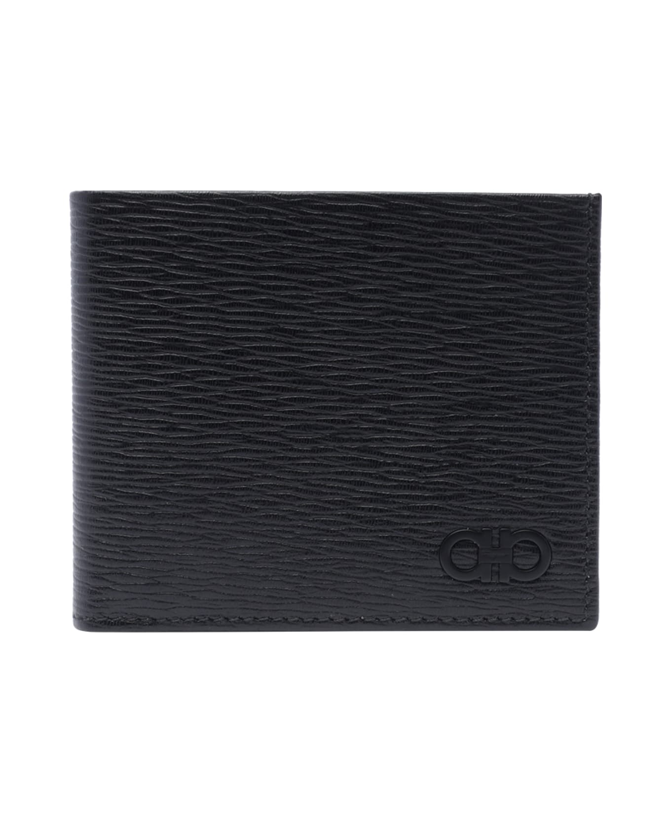Ferragamo Gancini Wallet - Black